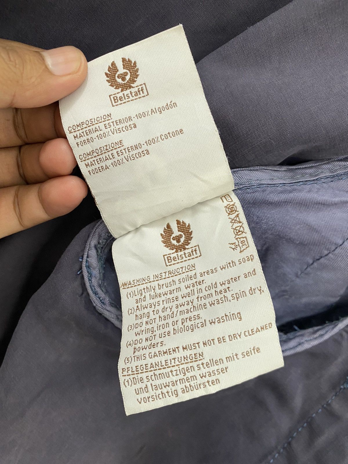 Belstaff CASUAL JACKET SUN DEFECT STYLE BELSTAFF MADE IN ITALY RARE Size US L / EU 52-54 / 3 - 9 Thumbnail
