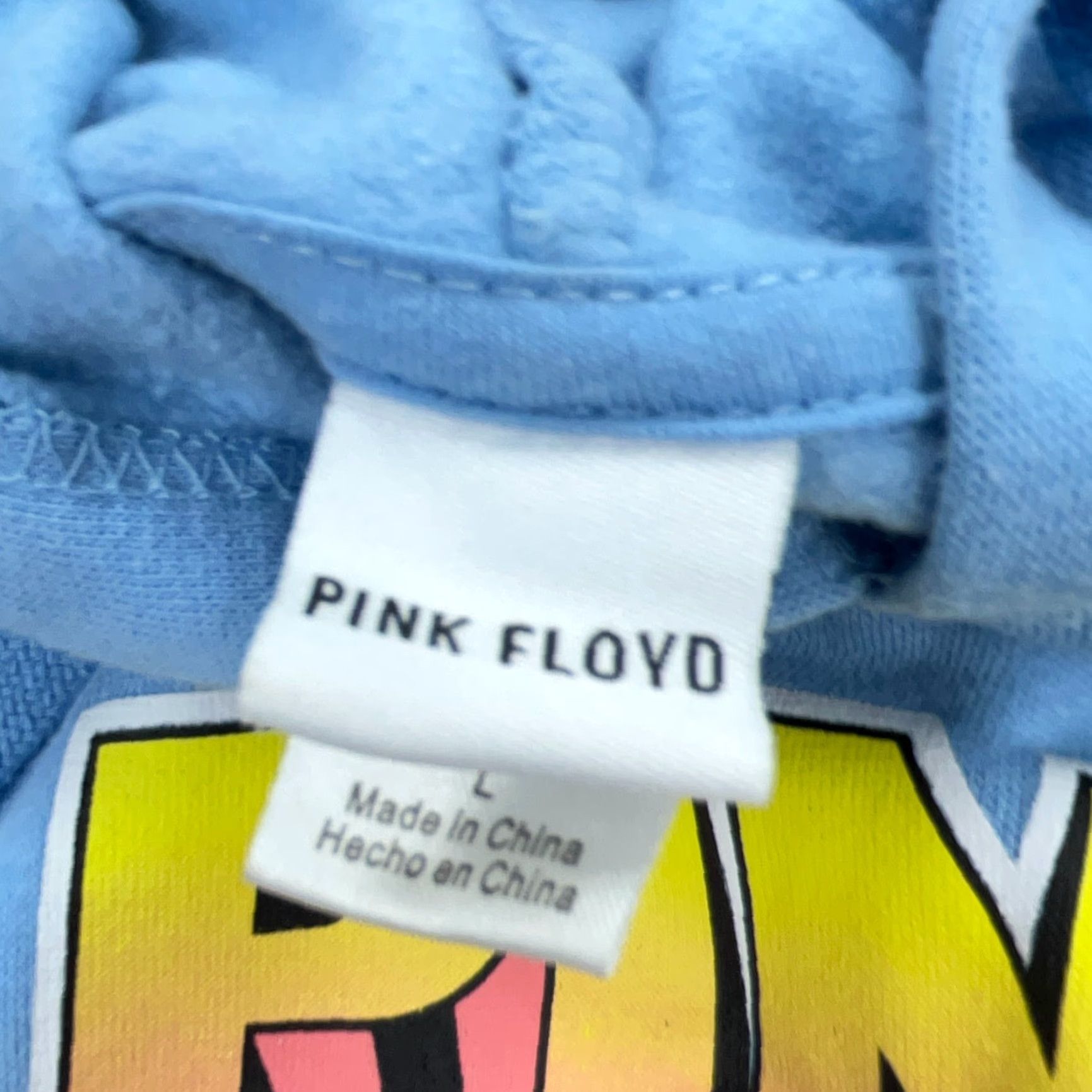 Vintage VINTAGE Pink Floyd Hoodie Women Large Blue Sweatshirt Rock Band Concert Tour Retro Tee Size L / US 10 / IT 46 - 5 Thumbnail