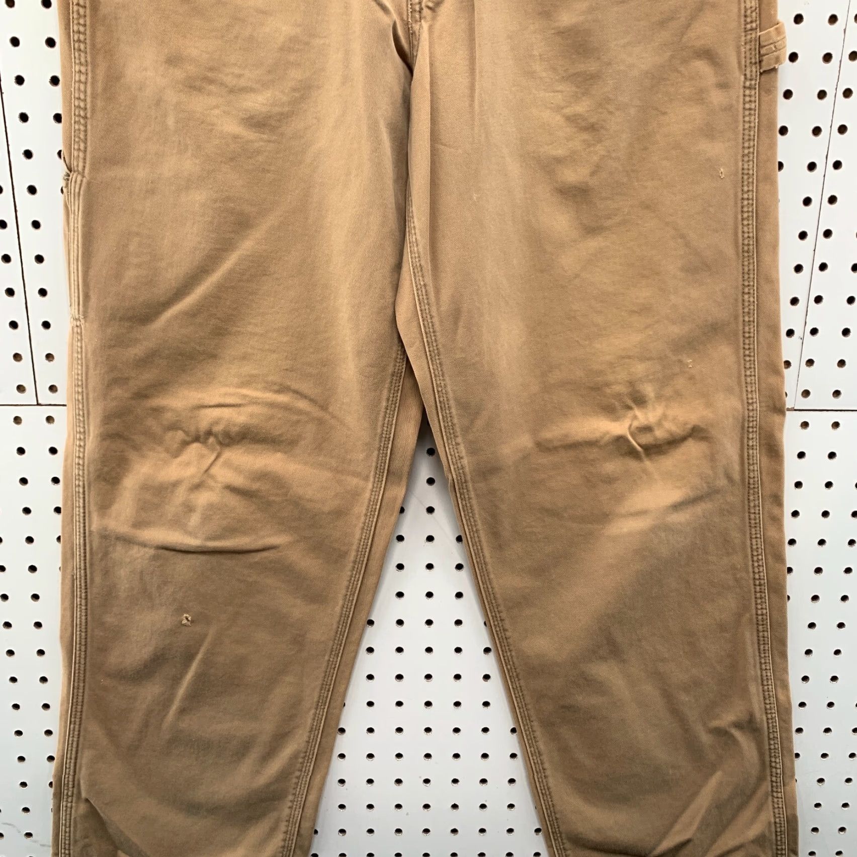 Old Navy VINTAGE Old Navy Canvas Carpenter Pants Mens FITS 28x30.5 Brown Workwear Size US 28 / EU 44 - 4 Thumbnail