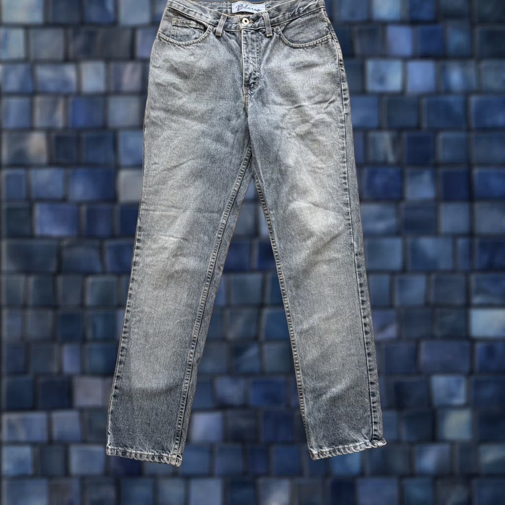 Express VINTAGE Express Jeans Women 7/8 Slim Den﻿im High Rise Mom Tapered 29x31 Blue 80s 90s Grunge Logo City Punk Womens Size 30" / US 8 / IT 44 - 1 Thumbnail
