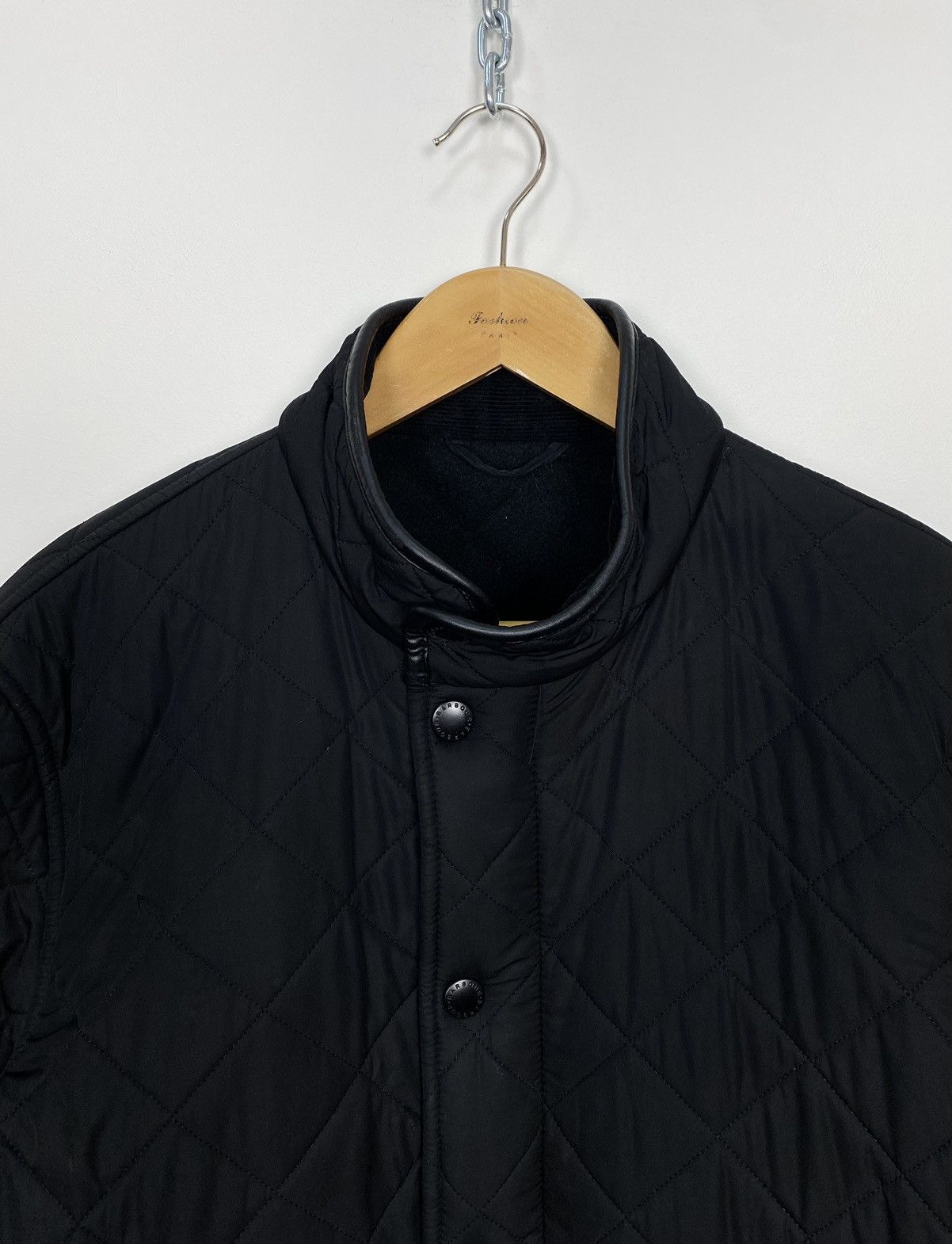 Barbour Flyweight Newmarket Quilted Jacket Men's L Black