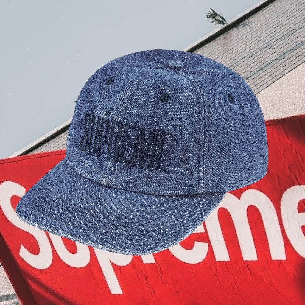 Supreme Supreme Splatter Hat denim Size ONE SIZE - 1 Thumbnail