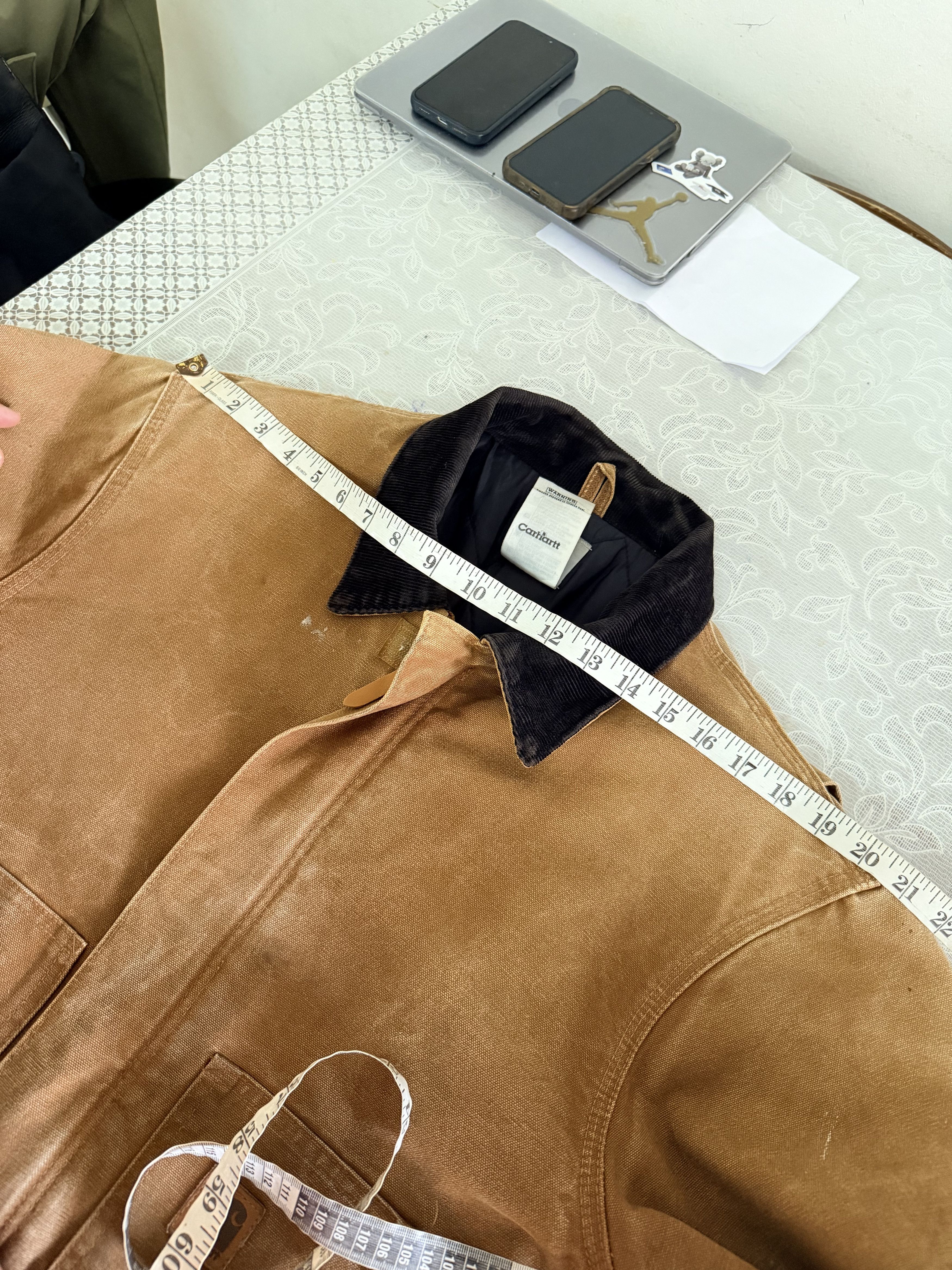 Carhartt Vintage Carhartt Distressed Detroit Zipper Jacket Size US L / EU 52-54 / 3 - 23 Thumbnail