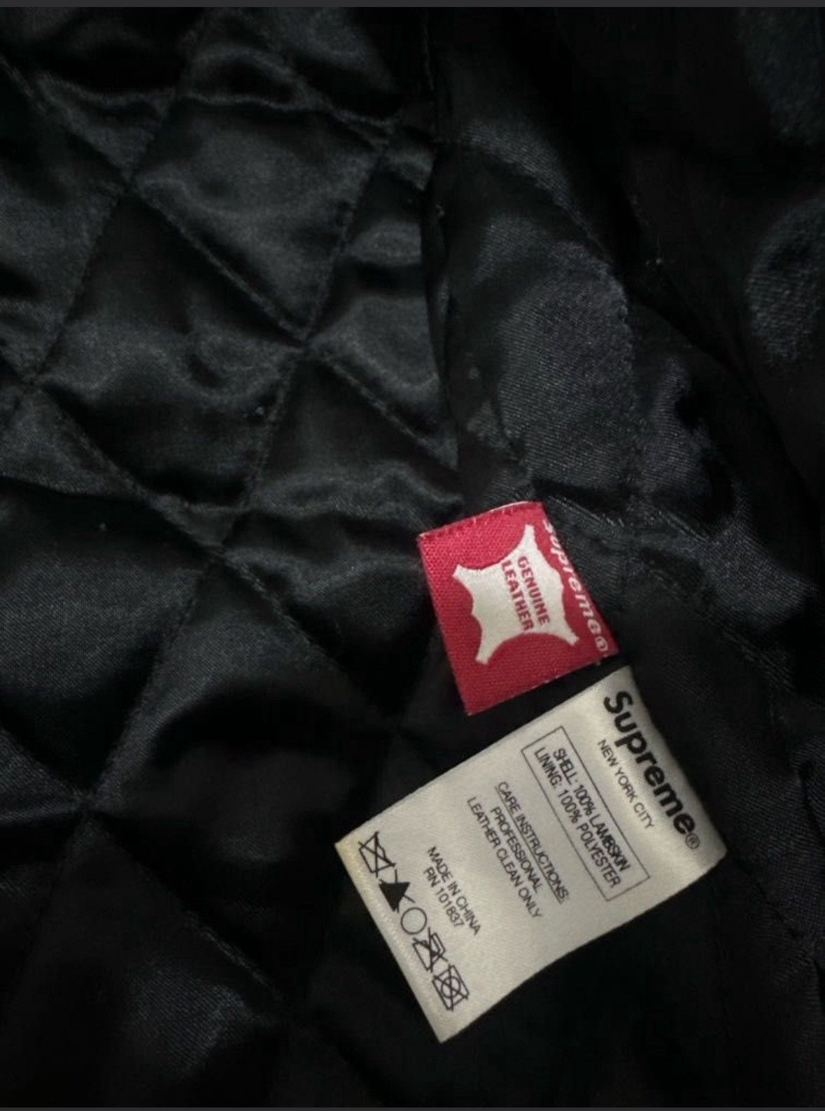 Supreme Supreme Court Card Leather Jacket Size US M / EU 48-50 / 2 - 11 Thumbnail