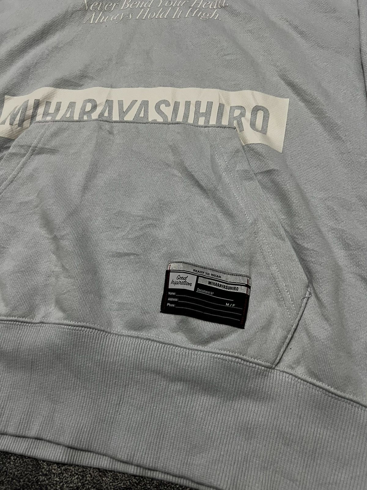 Maison MIHARA YASUHIRO Miharayasuhiro Hoodie Size US L / EU 52-54 / 3 - 4 Thumbnail