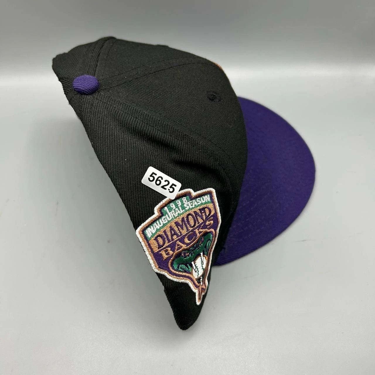 New Era Arizona Diamondbacks Men 7 7/8 Black Purple MLB Fitted Wool Size ONE SIZE - 9 Thumbnail