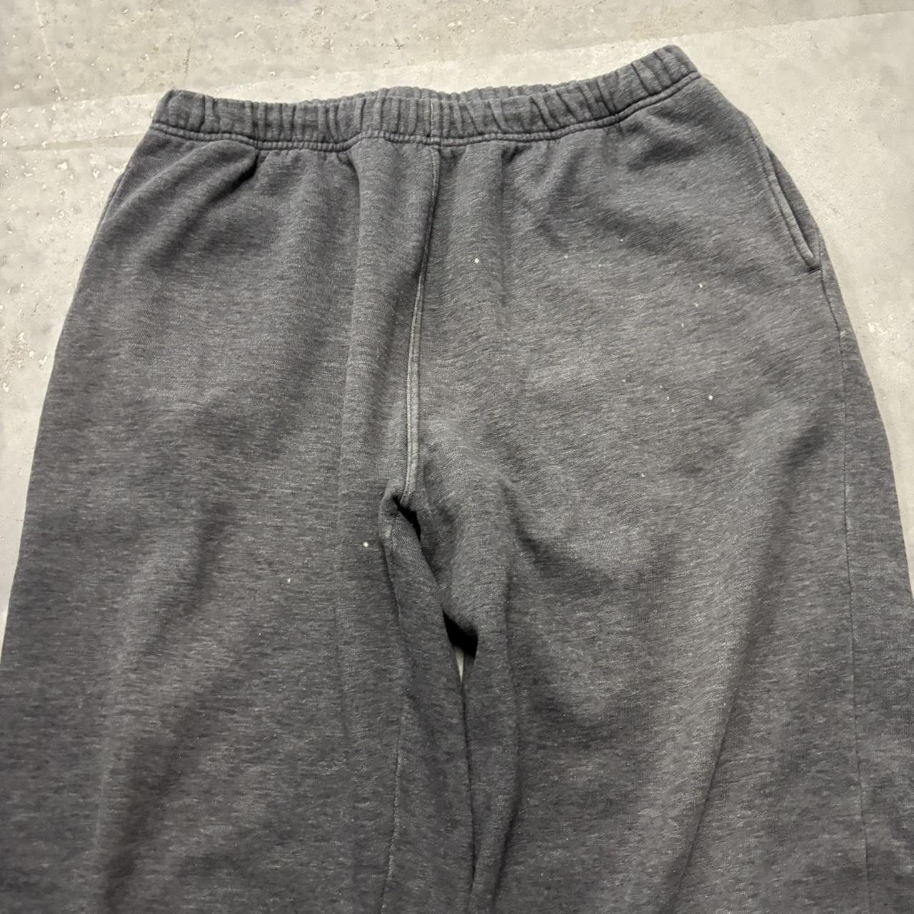 Japanese Brand × Vintage Crazy Vintage Y2K/2000s Baggy Dark Grey Skater Style Essential Sweatpants! Size US 34 / EU 50 - 4 Thumbnail