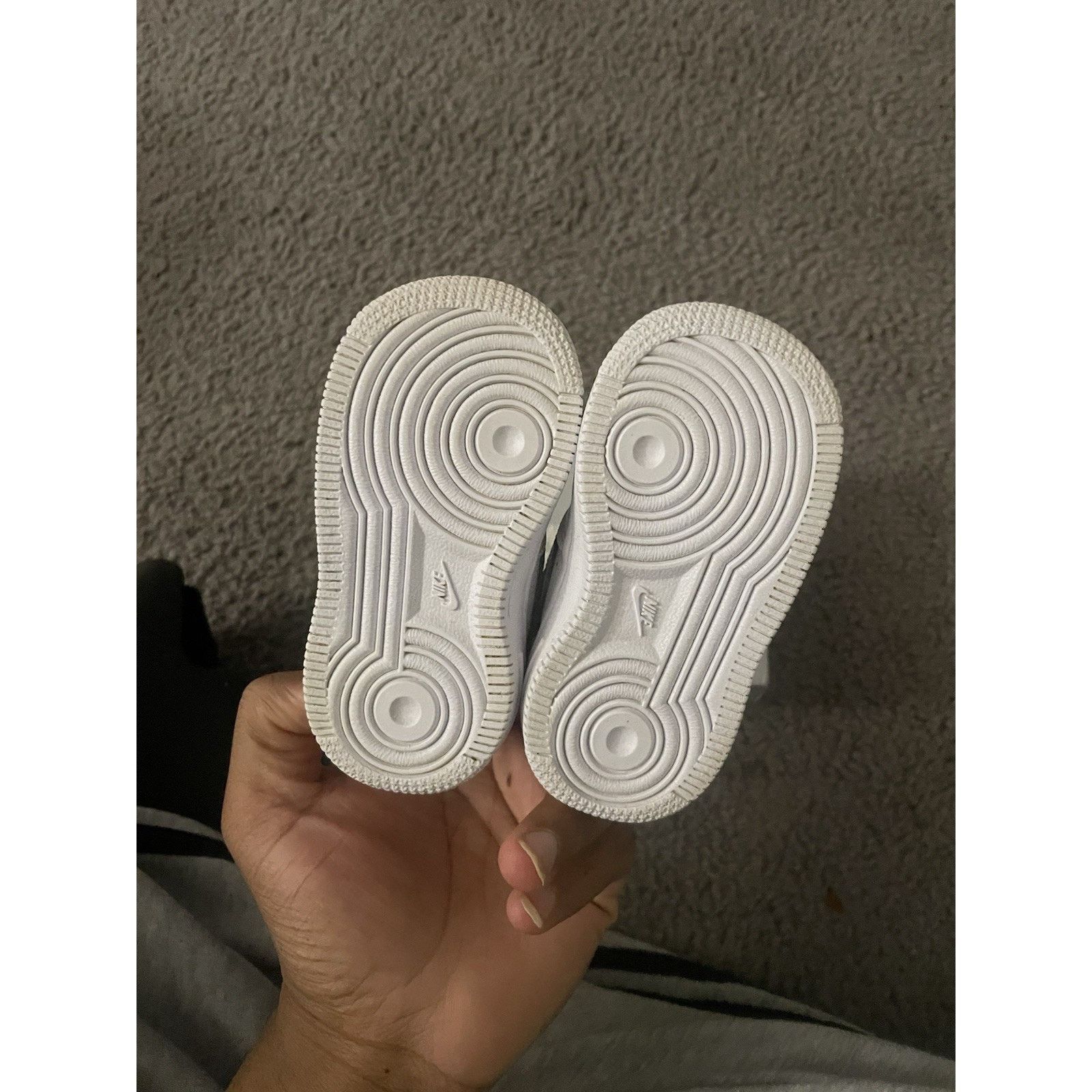 Nike Size 4c-Infant Nike Air Force 1 Low TD Triple White Shoes Size US 5 / EU 37 - 5 Thumbnail