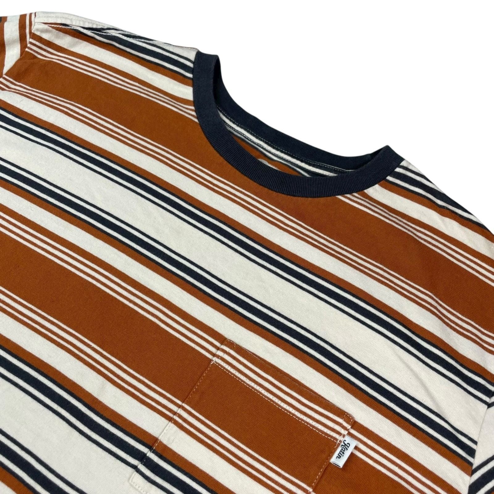 Katin Katin Men's 100% Cotton S/S Pocket T-Shirt Brown/Black/Beige Size US L / EU 52-54 / 3 - 1 Thumbnail