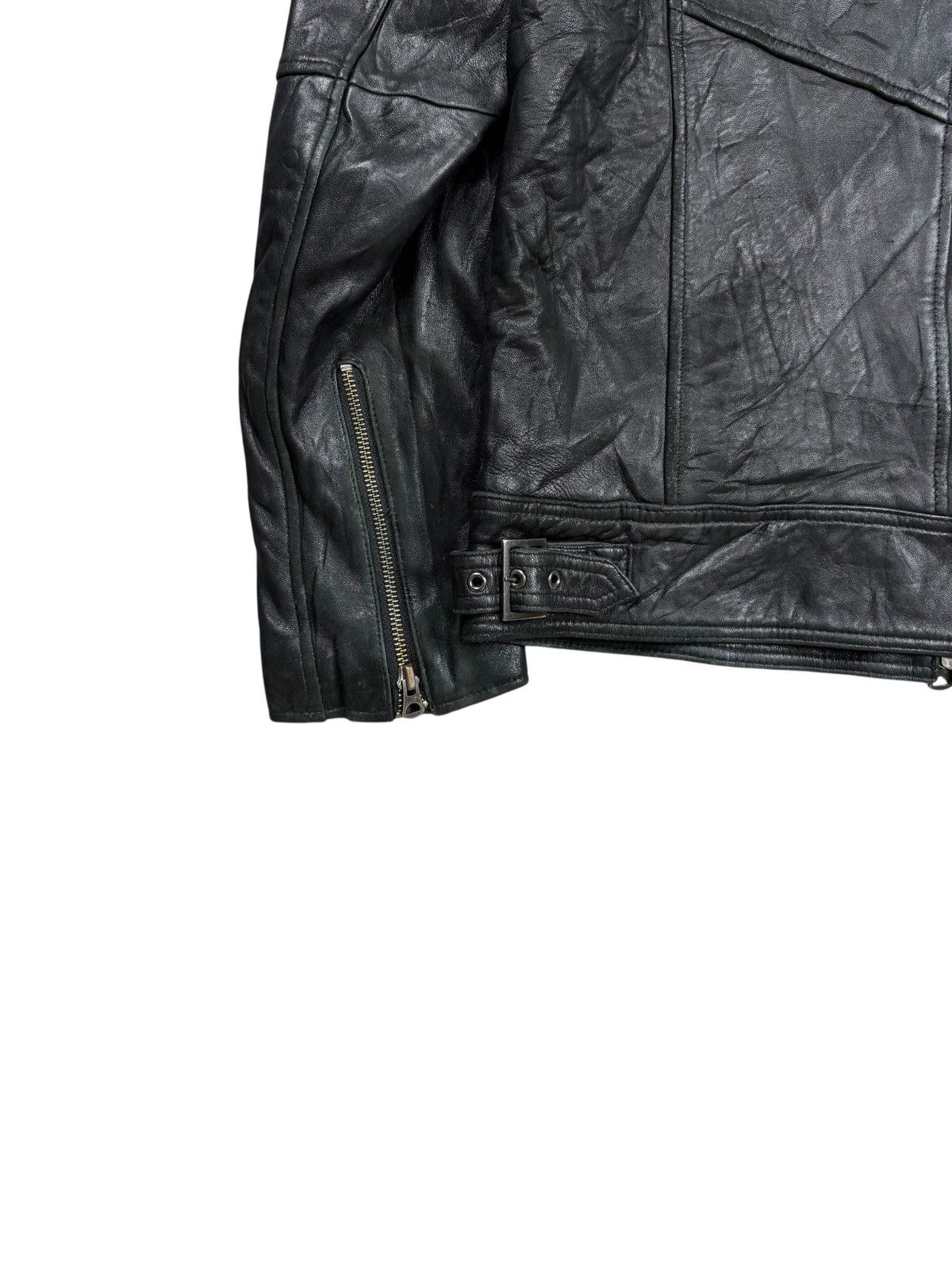 JACKROSE 2000s Jackrose - Trim Fur Collar Vkei Style Leather Jacket Size US M / EU 48-50 / 2 - 10 Thumbnail