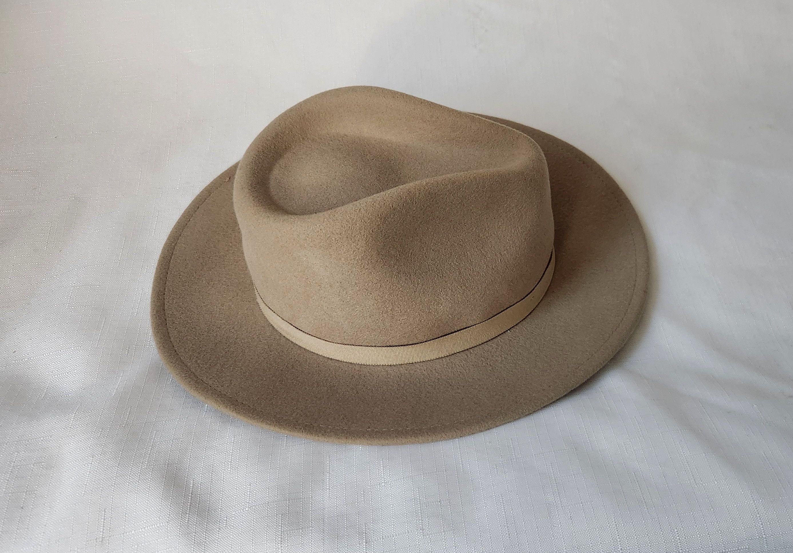 Brixton Brixton Messer Packable Fedora Sand Medium Brim Adult Unisex Size ONE SIZE - 4 Thumbnail