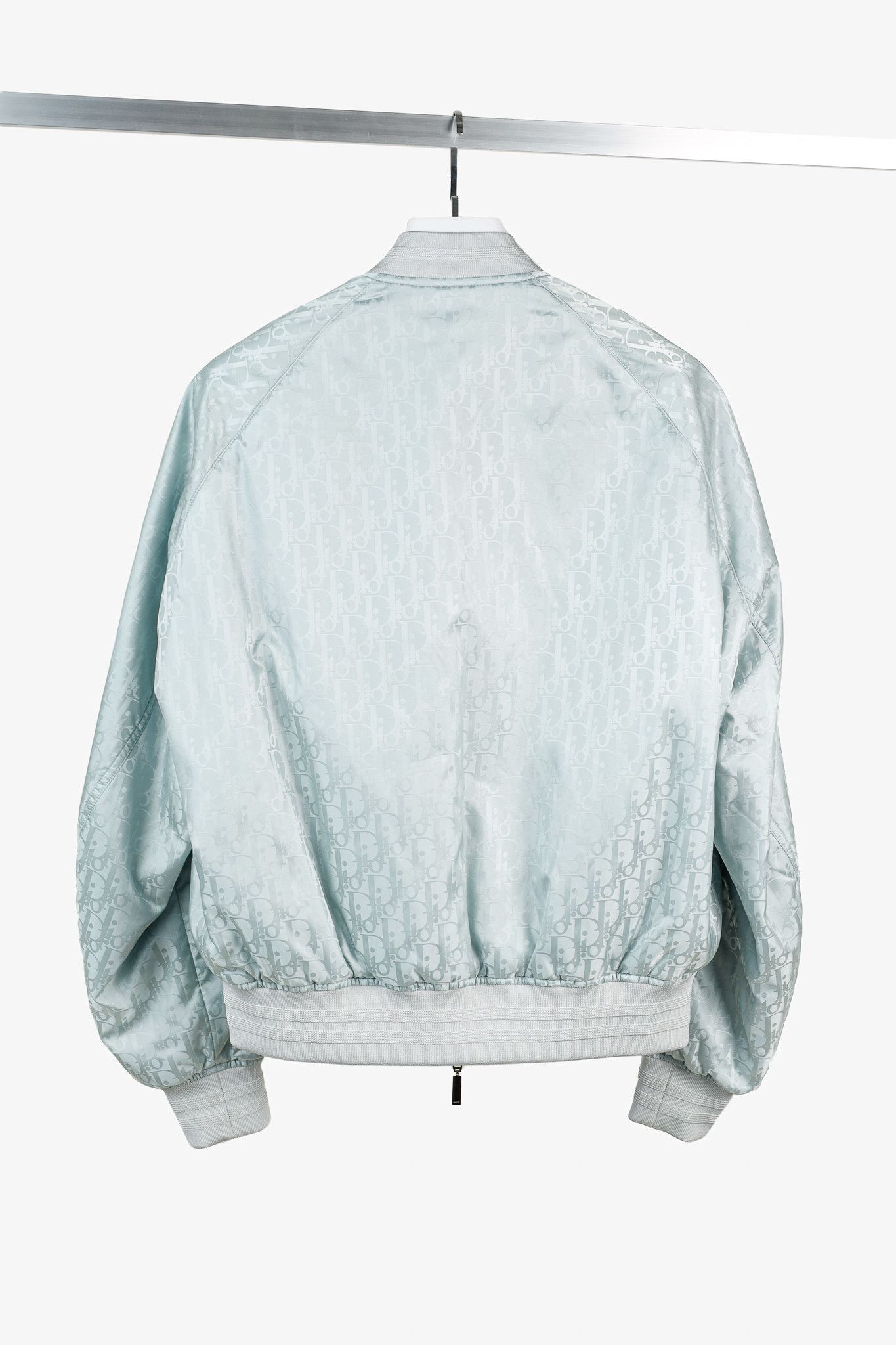 Dior Dior Reversible Gray Oblique Nylon Bomber Jacket Size US XL / EU 56 / 4 - 3 Thumbnail