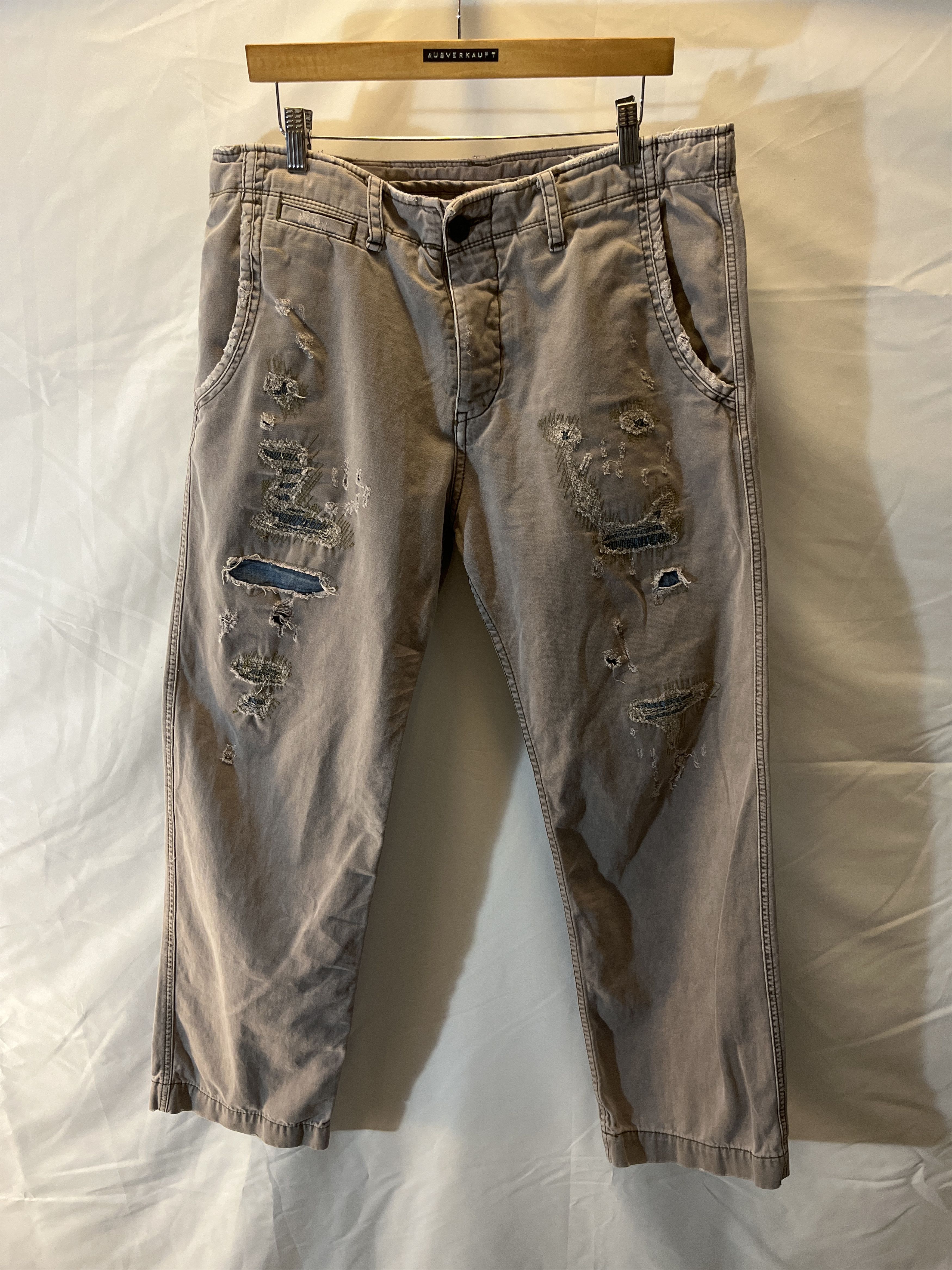 True Religion True Religion Pants Y2K Sashiko Style Size US 34 / EU 50 - 1 Thumbnail