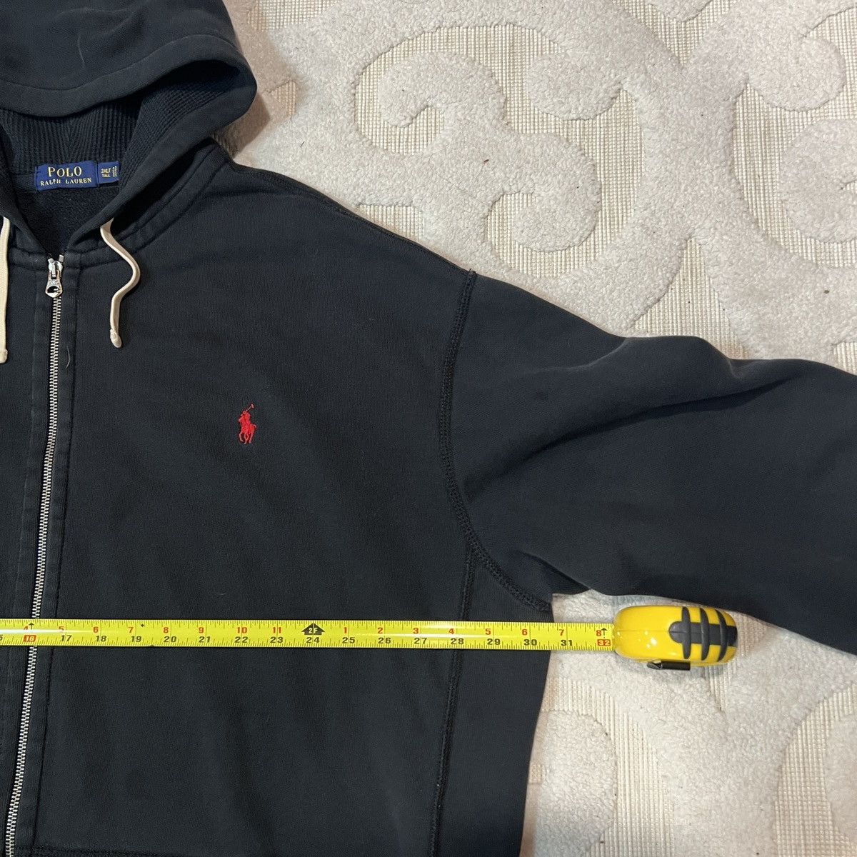 Polo Ralph Lauren Crazy Vintage Y2K Polo Ralph Lauren Zip-Up Hoodie Logo 3XLT Size US XXL / EU 58 / 5 - 7 Thumbnail