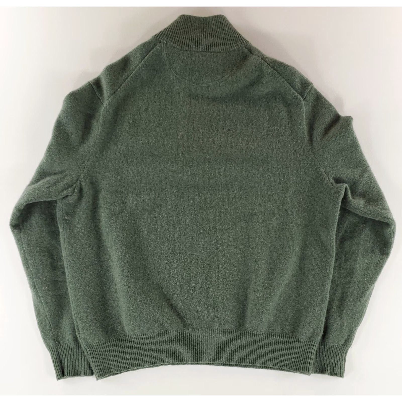 Polo Ralph Lauren Polo Ralph Lauren 1/4 Zip Sweater Wool Cashmere Blend Green Mens XL Pullover Men Green XL Size US XL / EU 56 / 4 - 4 Thumbnail
