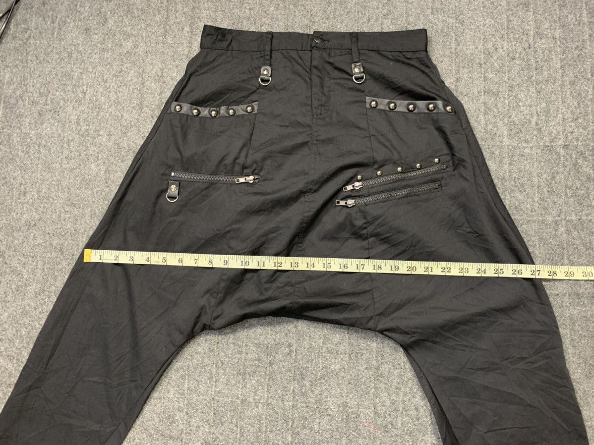 Japanese Brand × Seditionaries Hype Bondage Baggy Low Rise Multipockets Pant Cyber Punk Size US 29 - 15 Thumbnail