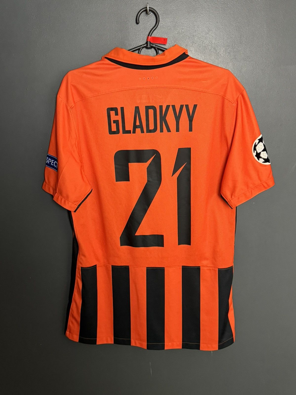 Nike Shakhtar Donetsk 15/16 Home Match Worn Football Jersey Shirt Size US L / EU 52-54 / 3 - 1 Thumbnail