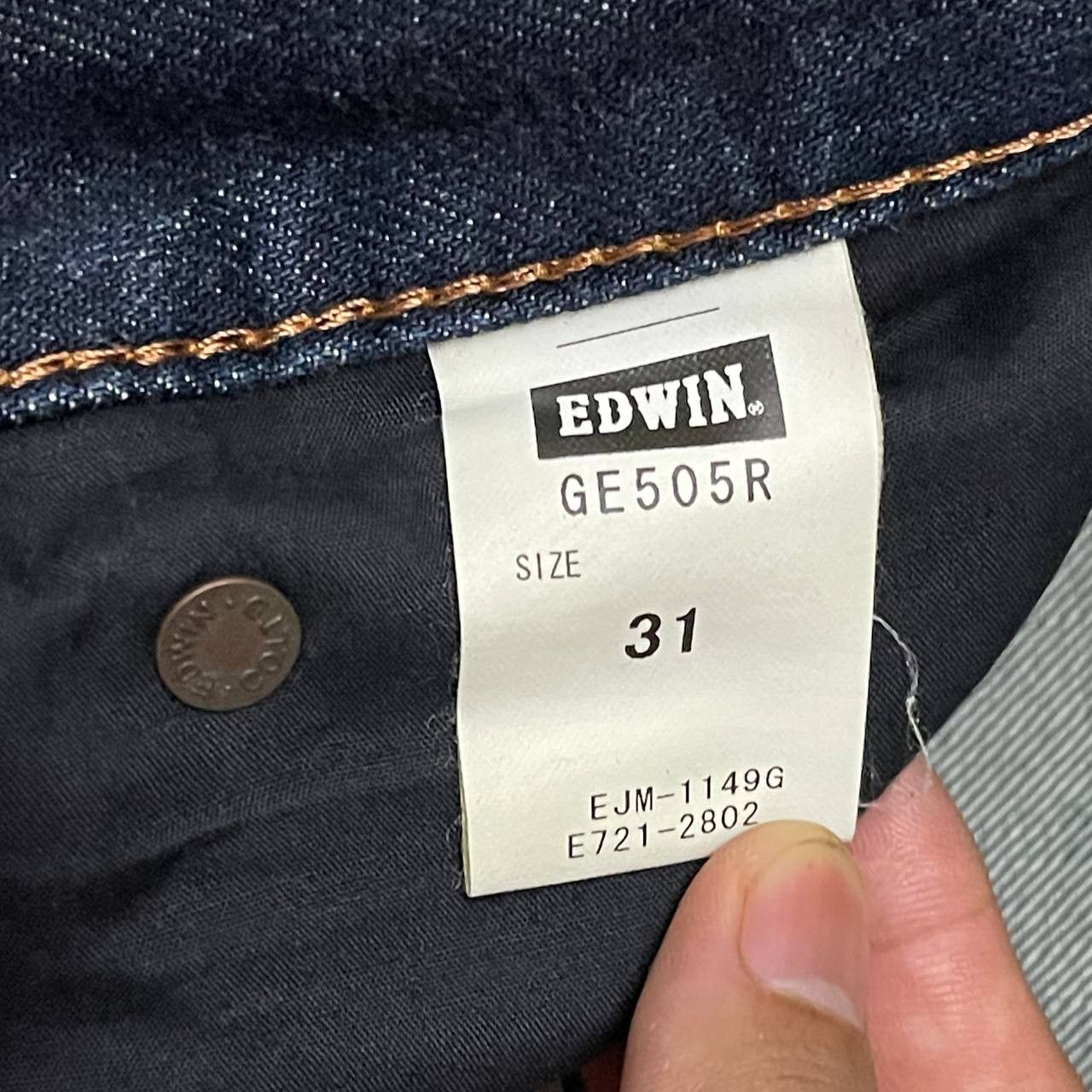 Edwin Vintage Edwin 505 Selvedge Denim Jeans Size US 33 - 6 Thumbnail