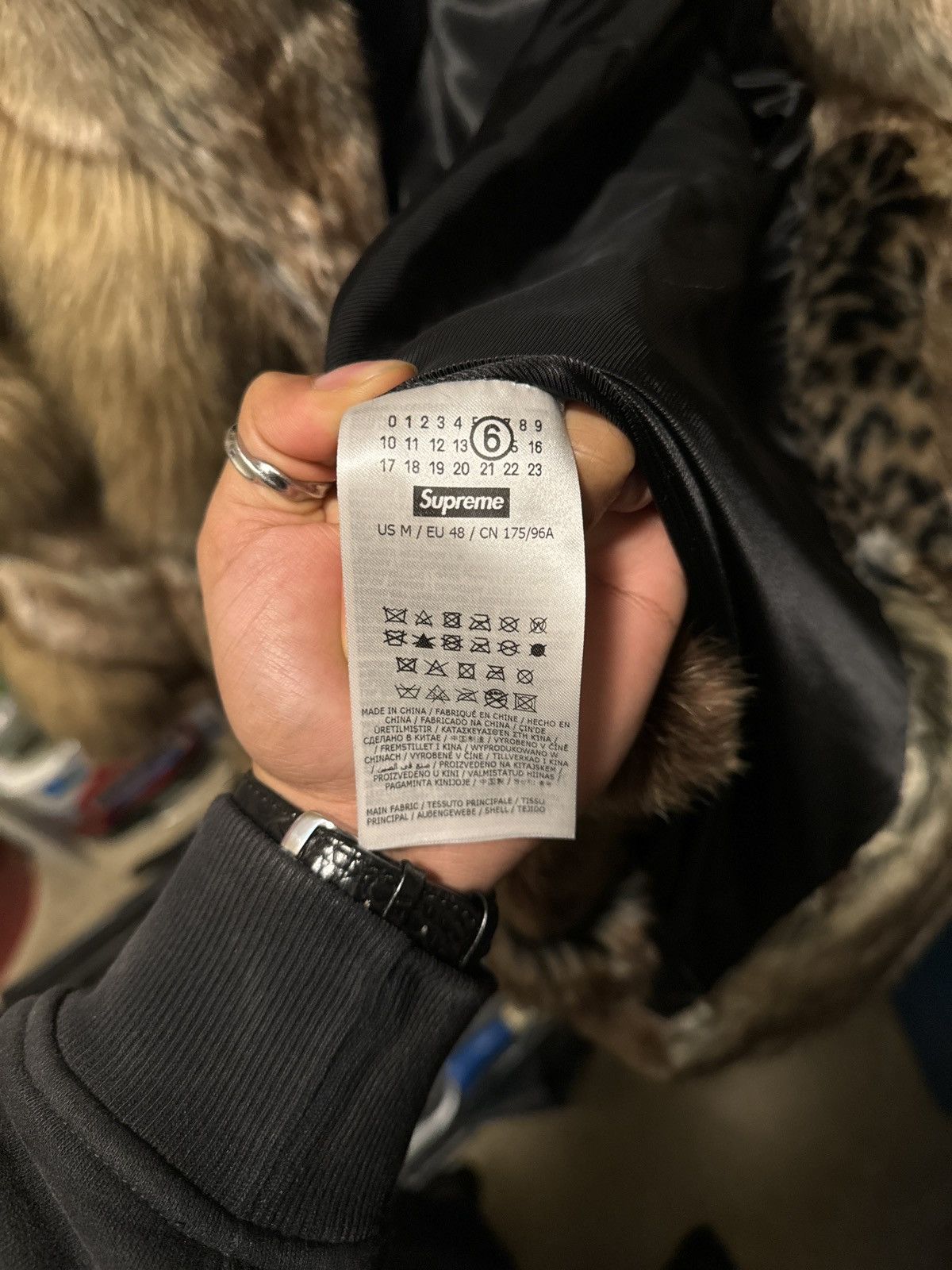 Maison Margiela × Supreme Margiela Supreme Artisanal Fur