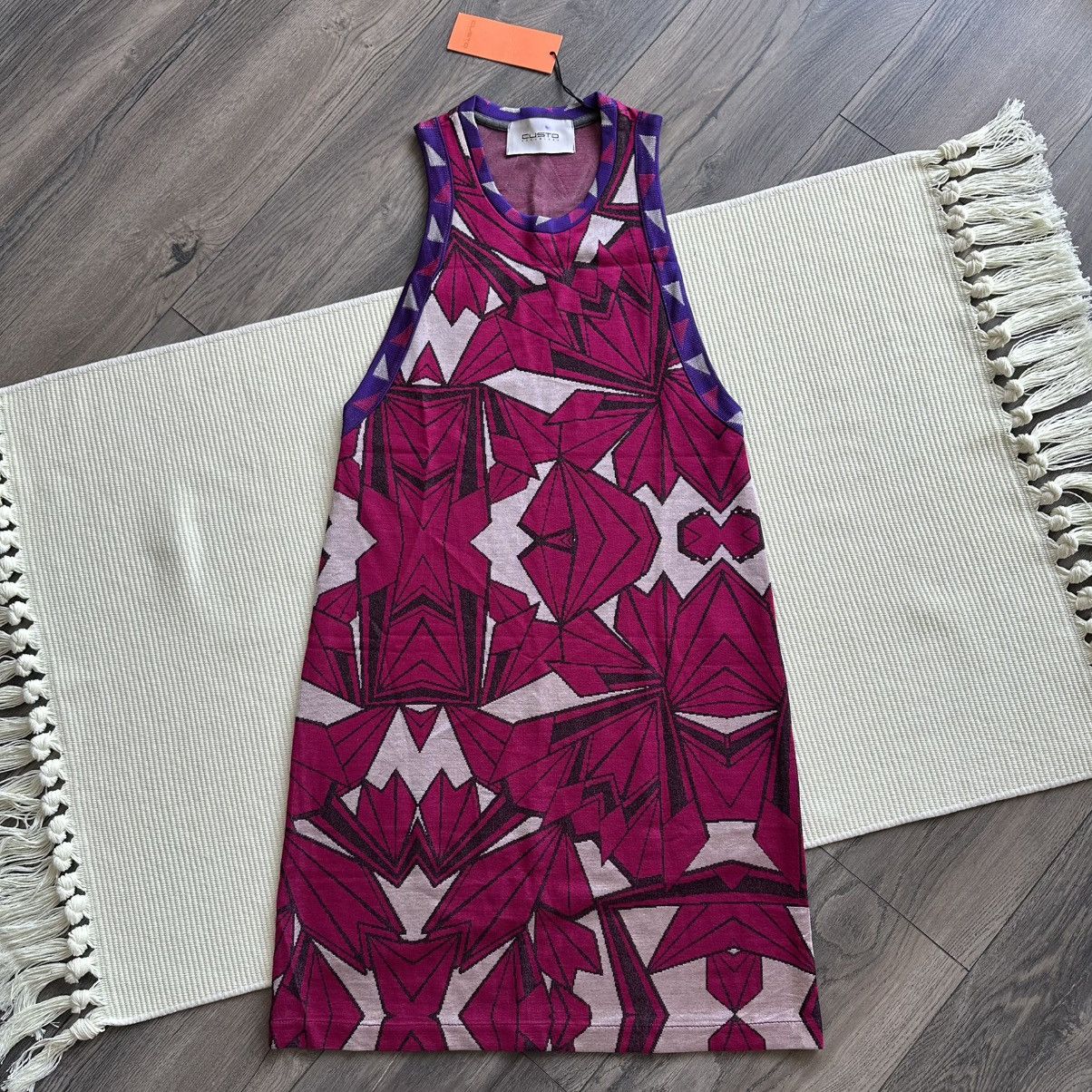 Custo Barcelona CUSTO BARCELONA Fuchsia Sleeveless Knit Boho Chic Pink Dress Size S / US 4 / IT 40 - 1 Thumbnail