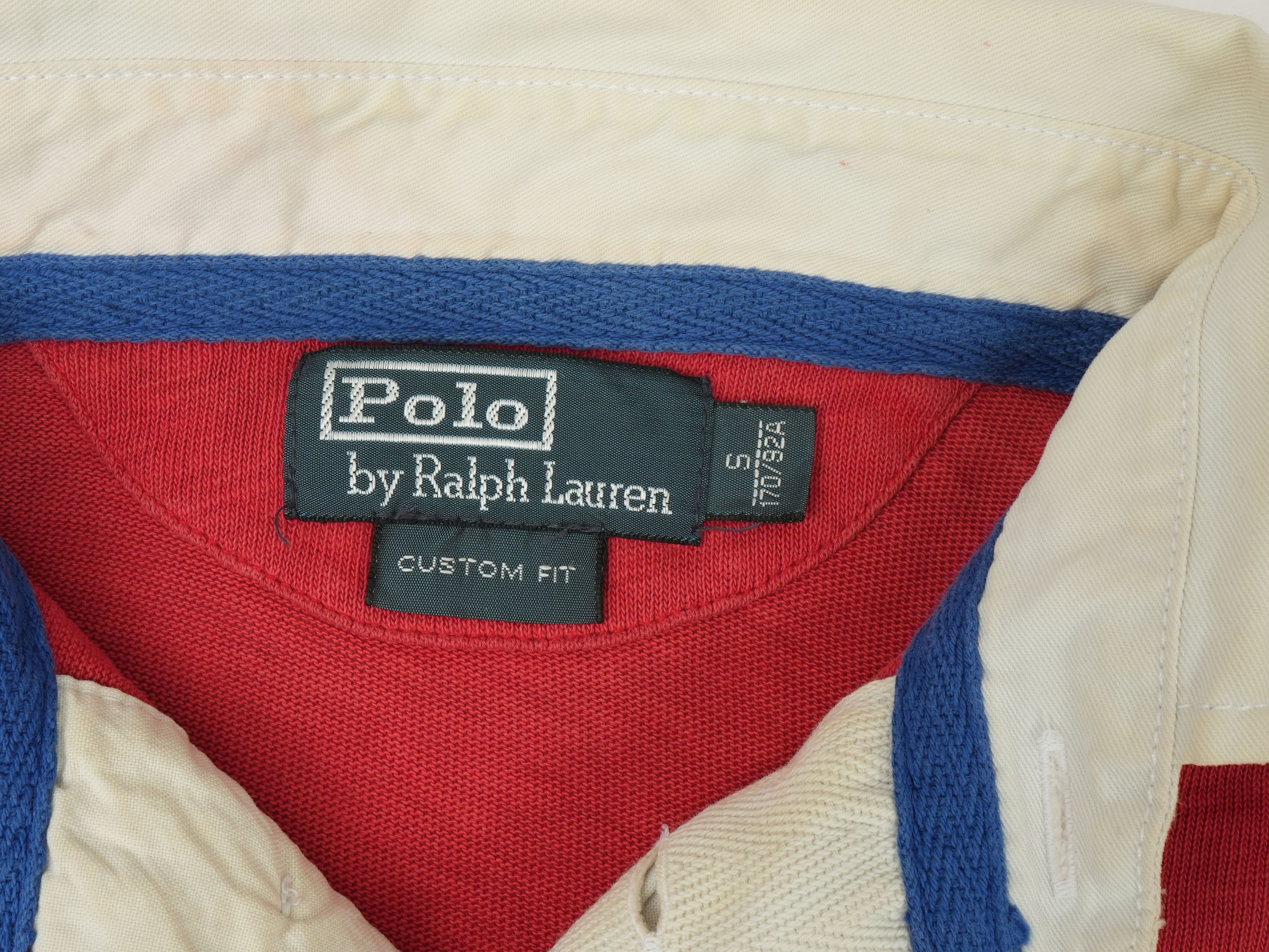 Polo Ralph Lauren Polo Ralph Lauren Rugby Shirt in Red Color Size S Size US S / EU 44-46 / 1 - 2 Thumbnail