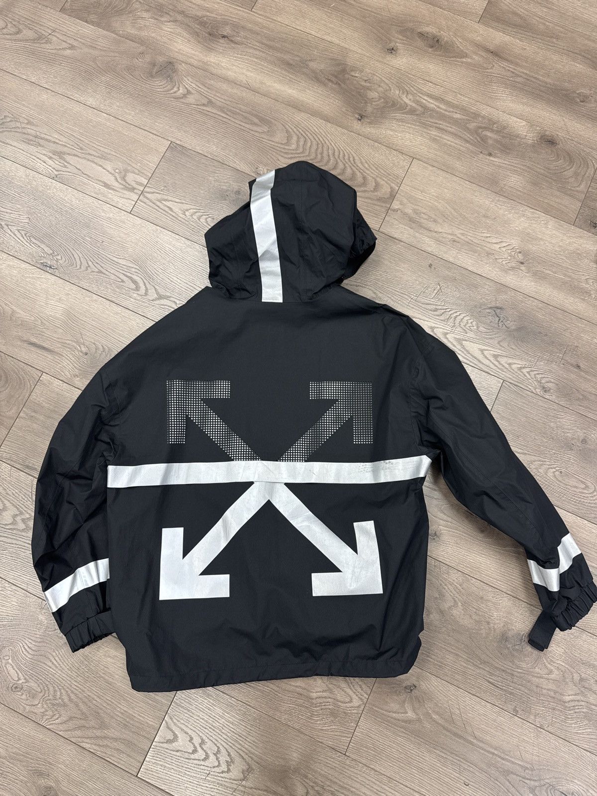 Moncler Off White Off white moncler windbreaker jacket size 4 Grailed