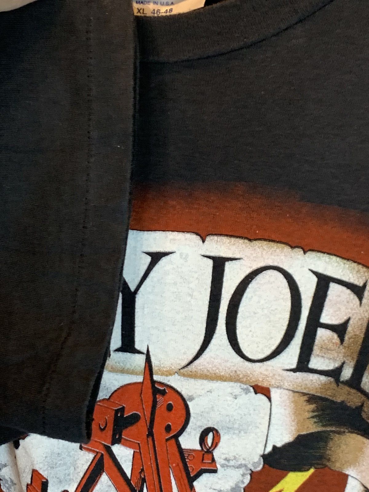 Band Tees × Vintage *RARE* Vintage 1990 Billy Joel Storm Front Tour T-Shirt - XL Size US XL / EU 56 / 4 - 7 Thumbnail