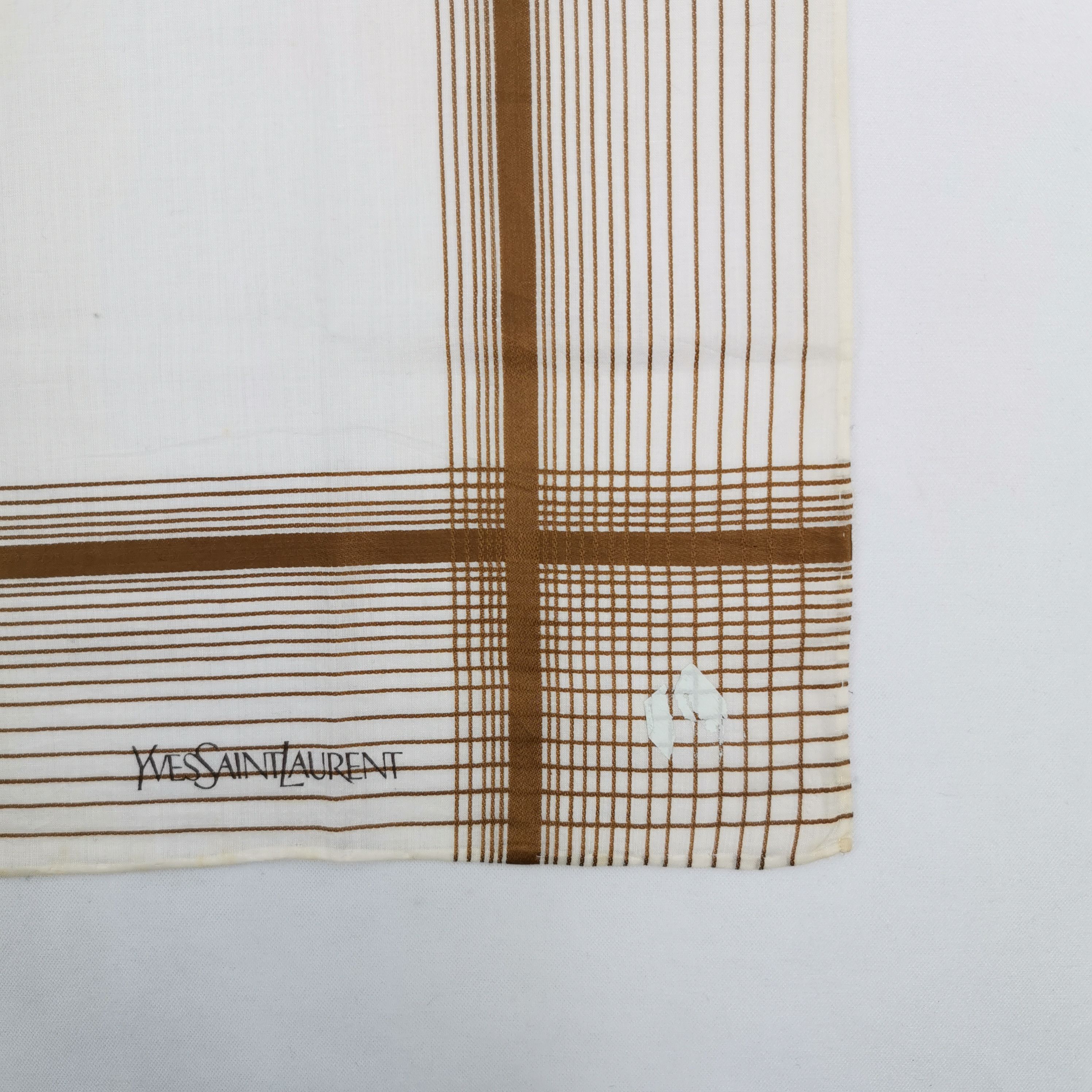 Japanese Brand NWT Vintage Yves Saint Laurent Handkerchief Neckerchief YSL Size ONE SIZE - 3 Thumbnail