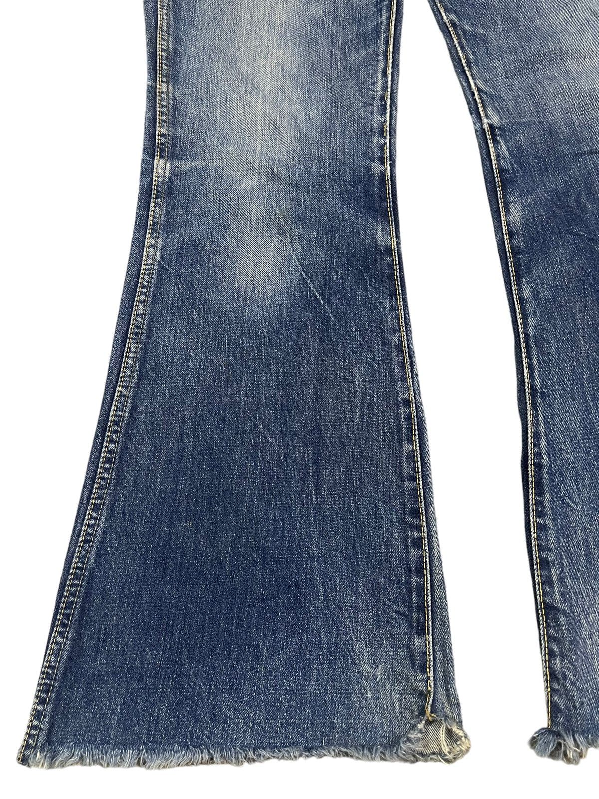 Big John Vintage 90s Big John Faded Wash Wide Leg Bell Bottom Flared Size US 32 / EU 48 - 6 Thumbnail