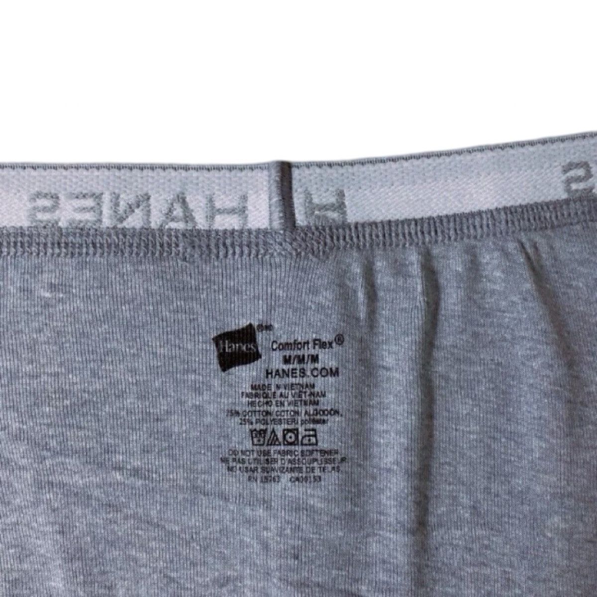 Hanes Hanes Gray Men’s Underwear Boxer Briefs Size Medium Size 34 - 3 Thumbnail
