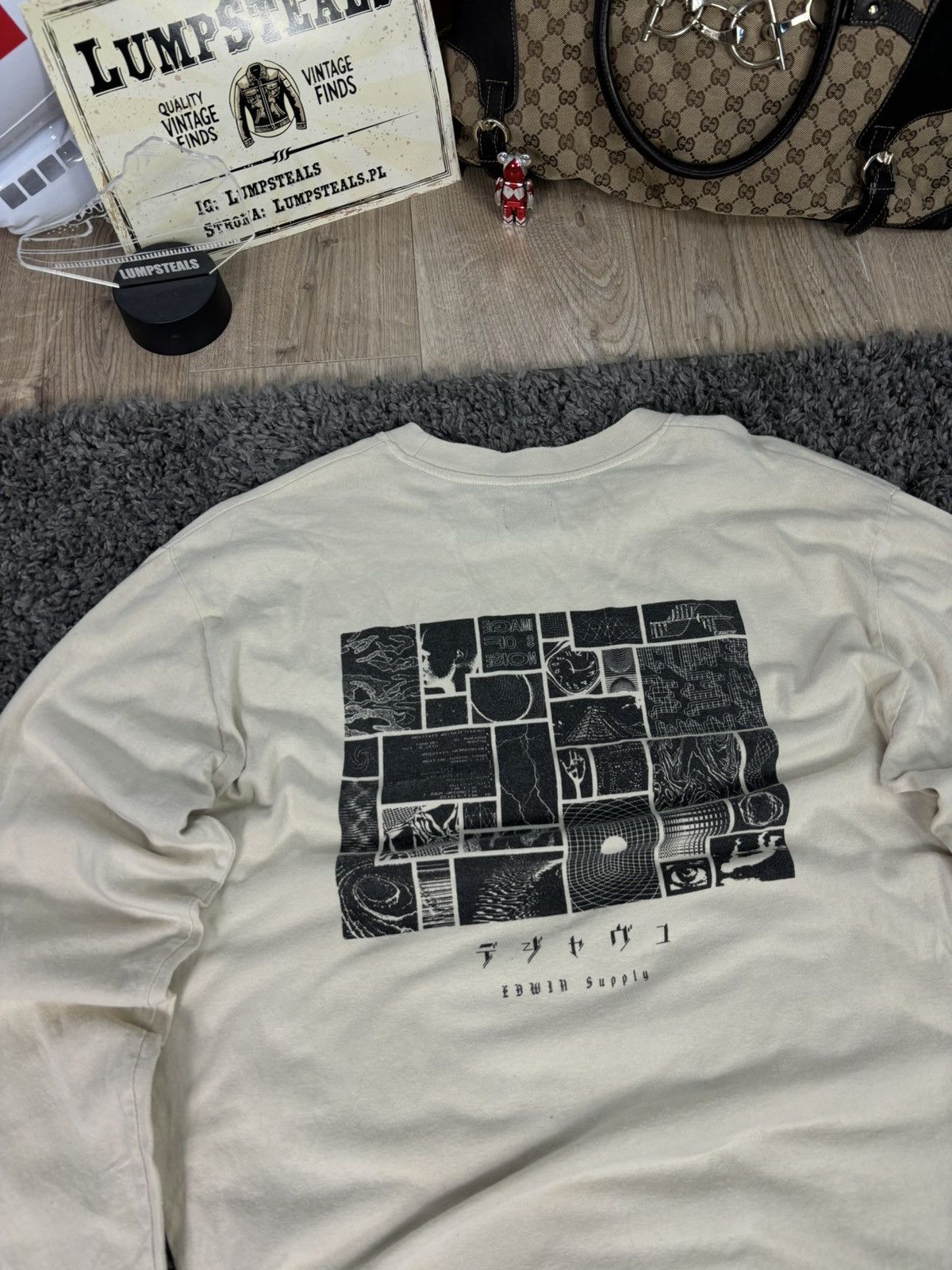 Edwin × Japanese Brand × Vintage Rare Crazy Japanese Longsleeve Big Logo Edwin Supply Y2K Size US L / EU 52-54 / 3 - 3 Thumbnail
