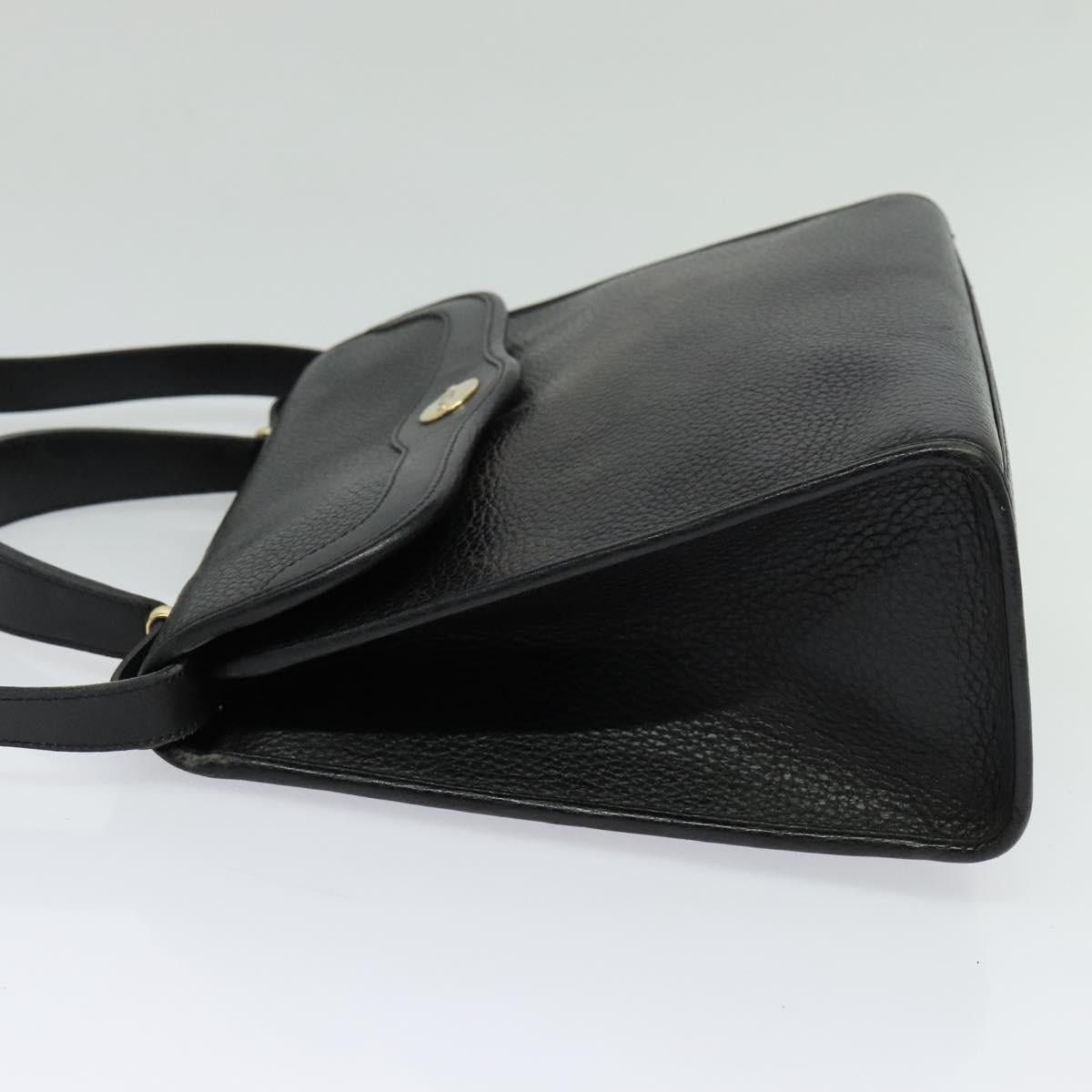 Dior DIOR Hand Bag Leather Black Gold Size ONE SIZE - 4 Thumbnail