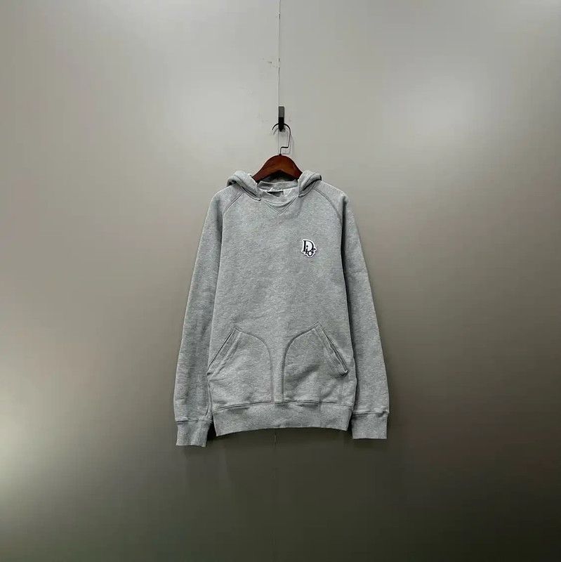 Dior Dior Men's Gray Cotton Hoodie Sweatshirt 0089 Size US S / EU 44-46 / 1 - 1 Thumbnail