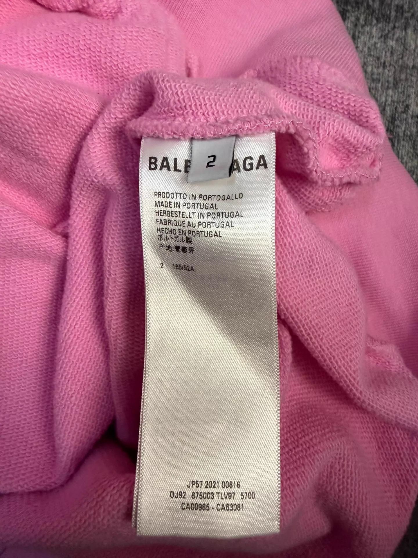 Balenciaga Balenciaga Pink Embroidered Logo Hoodie Size 2, New Size US M / EU 48-50 / 2 - 4 Thumbnail