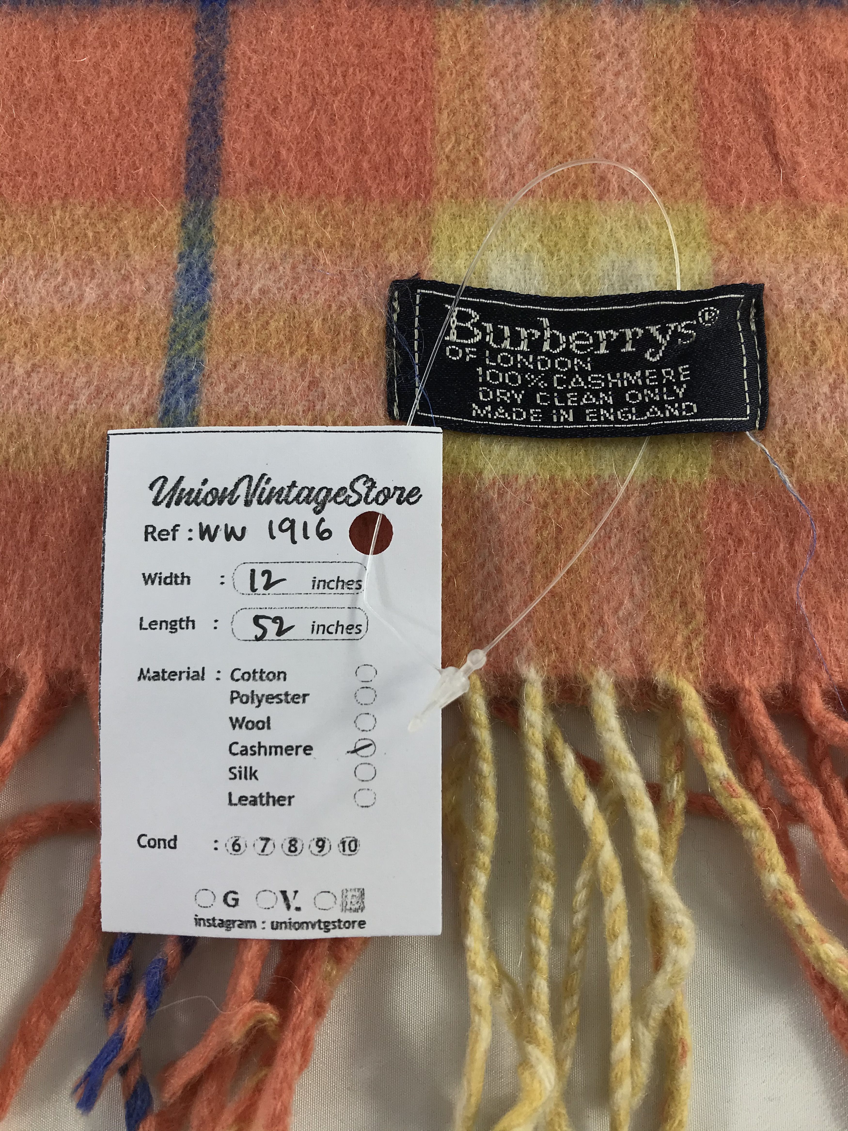 Burberry × Vintage Burberry Scarf / Muffler / Neckwear - WW1916 Size ONE SIZE - 4 Thumbnail
