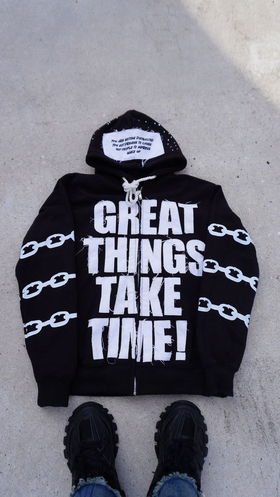 Other 7AM Crew “Wake Up” Hoodie – Black – Size M Size US S / EU 44-46 / 1 - 1 Thumbnail