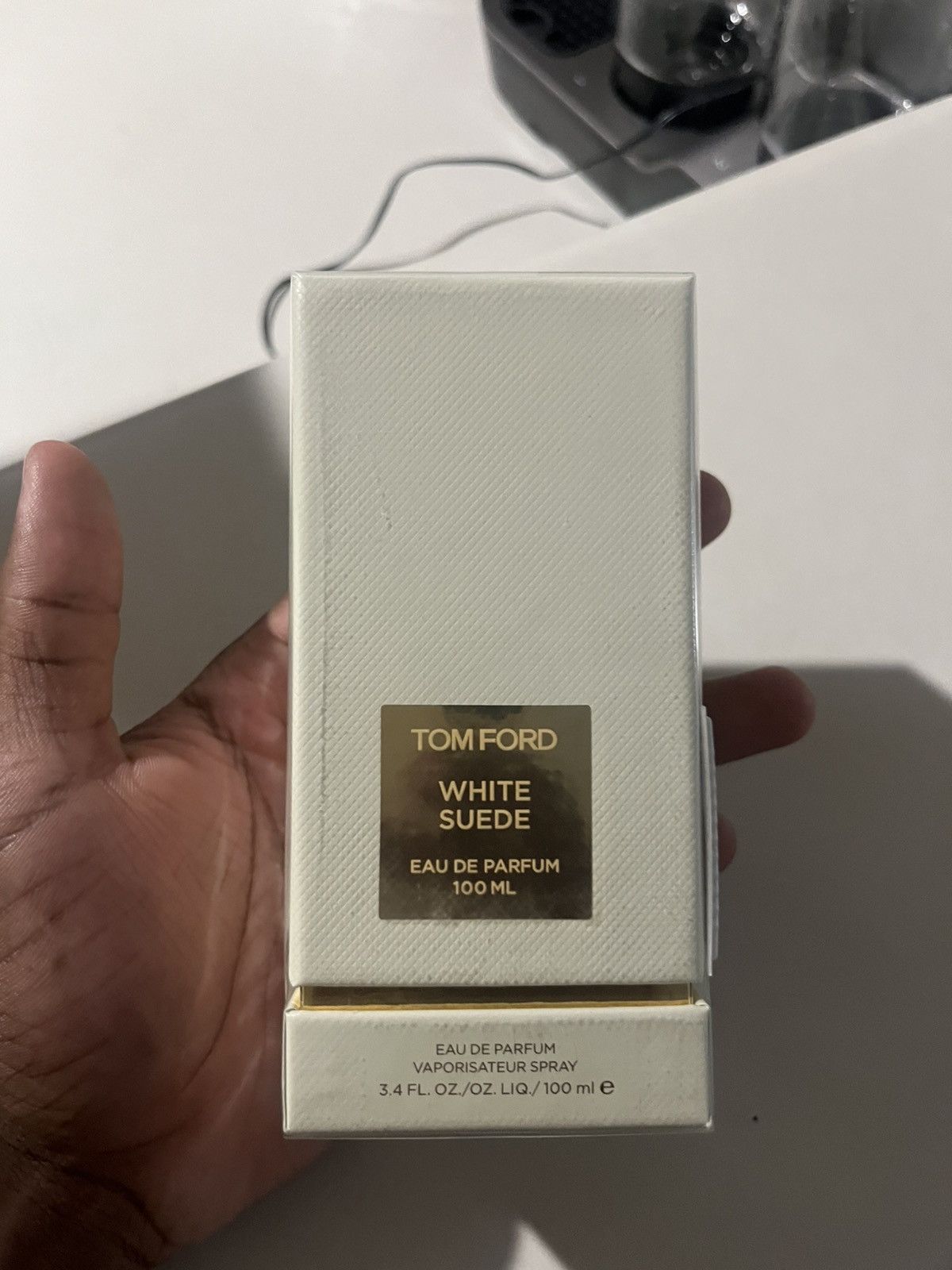 Tom Ford Tom ford White Suede Size ONE SIZE - 1 Thumbnail