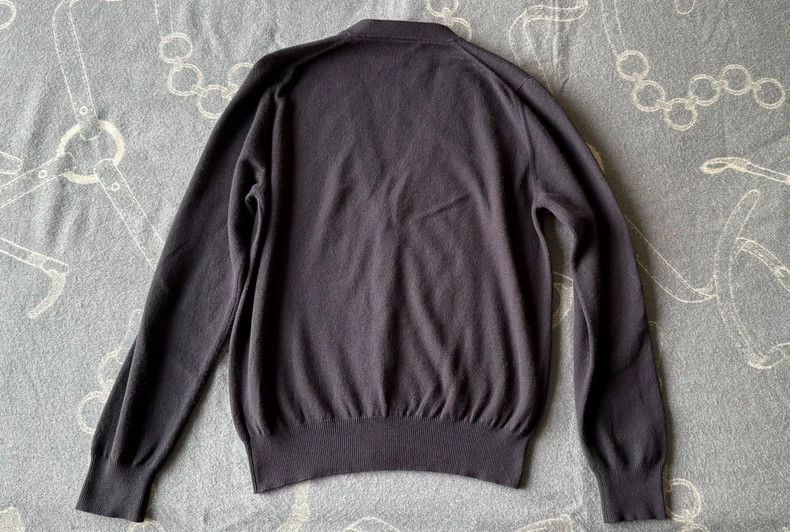 Loro Piana LORO PIANA Black goat cashmere cardigan Size US XL / EU 56 / 4 - 3 Thumbnail