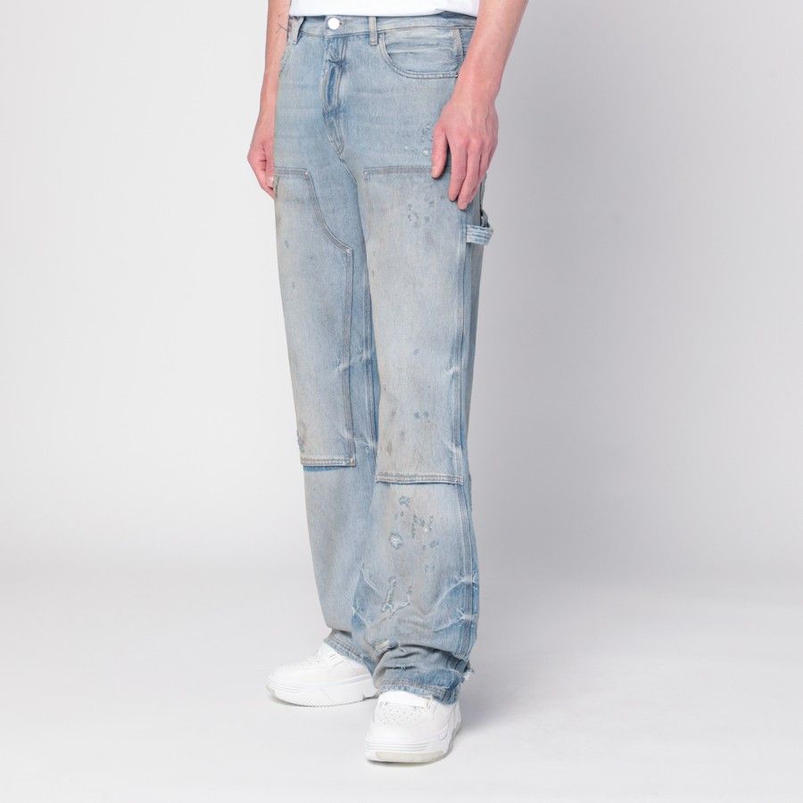 Amiri o1d2blof0226 Carpenter Jeans in Blue Size US 32 / EU 48 - 3 Thumbnail
