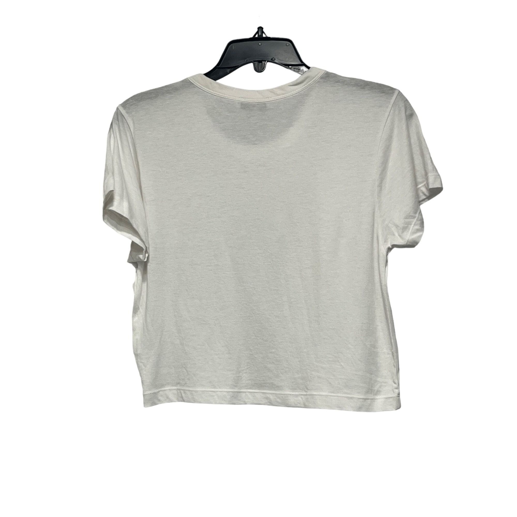 WeWoreWhat We Wore What Crew Neck Cropped White Tee, XL Size XL / US 12-14 / IT 48-50 - 5 Thumbnail