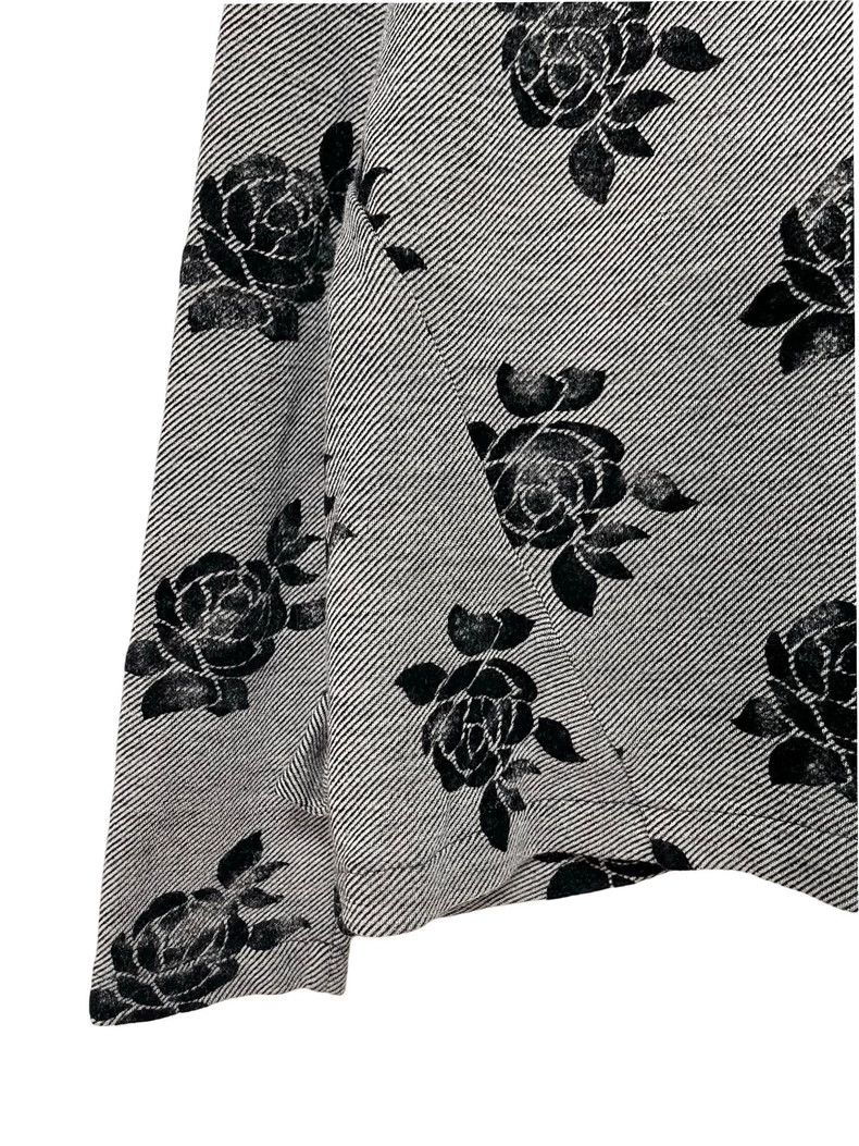Comme des Garcons Comme Des Garcons Rose Flock Print Bow Pocket Cardigan Jac Size M / US 6-8 / IT 42-44 - 5 Thumbnail