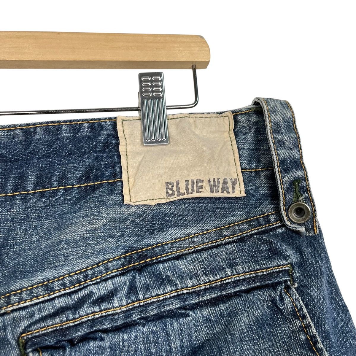 Japanese Brand Vintage Blue Way Tactical Denim Size US 34 / EU 50 - 11 Thumbnail