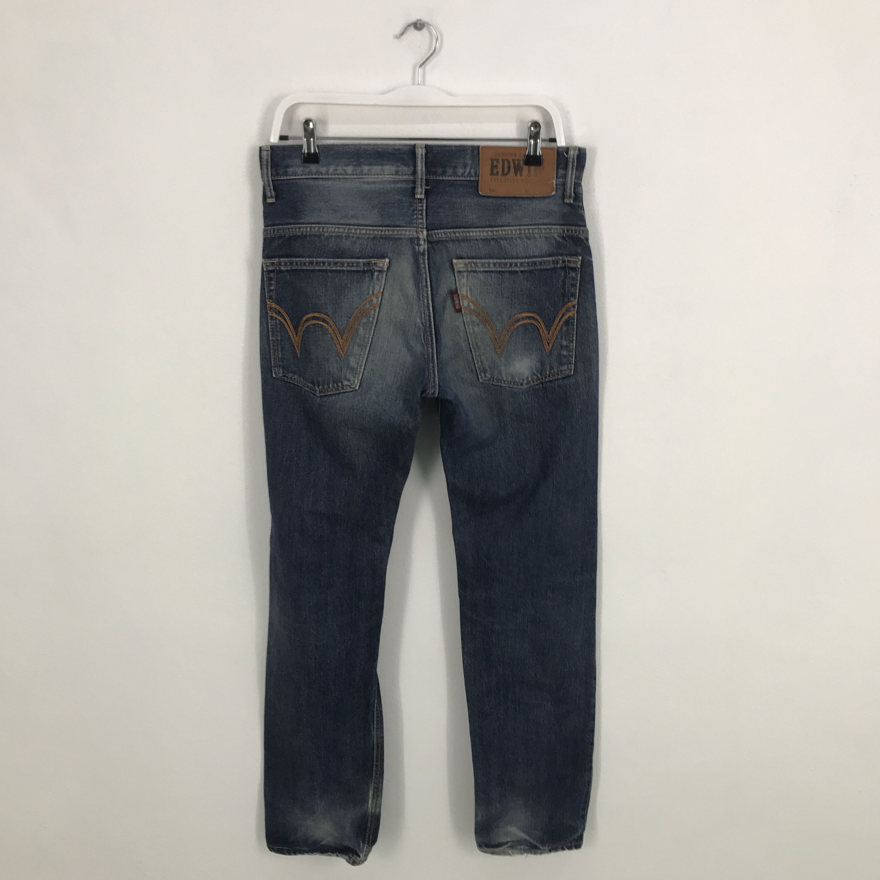 Edwin × Japanese Brand Rare Edwin Japan ifsixwasnine style Faded Denim pants Size US 30 / EU 46 - 4 Thumbnail