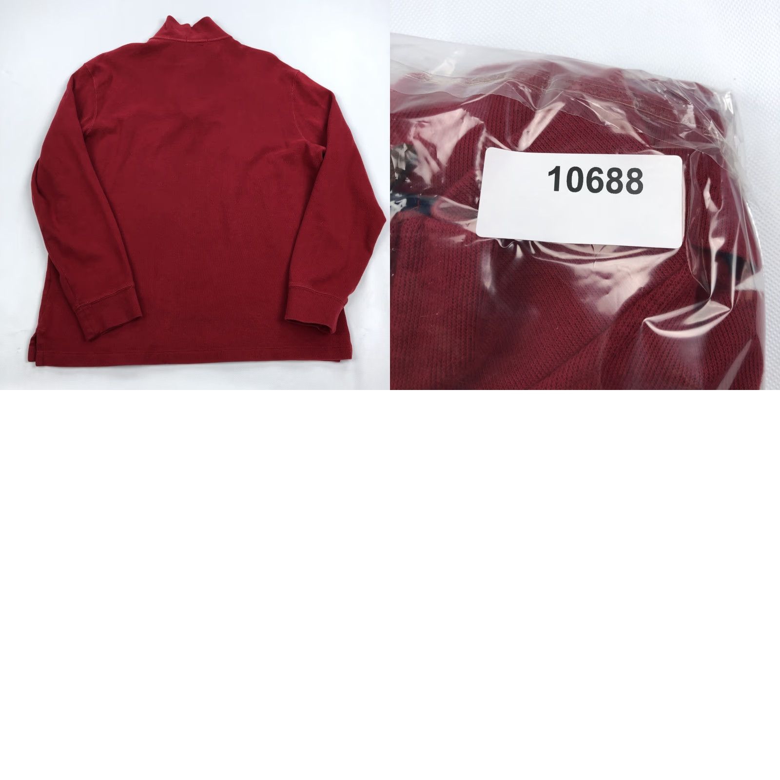 Polo Ralph Lauren Polo Ralph Lauren Men’s Red Estate Rib 1/4 Zip Pullover Sweater L Size US L / EU 52-54 / 3 - 8 Thumbnail