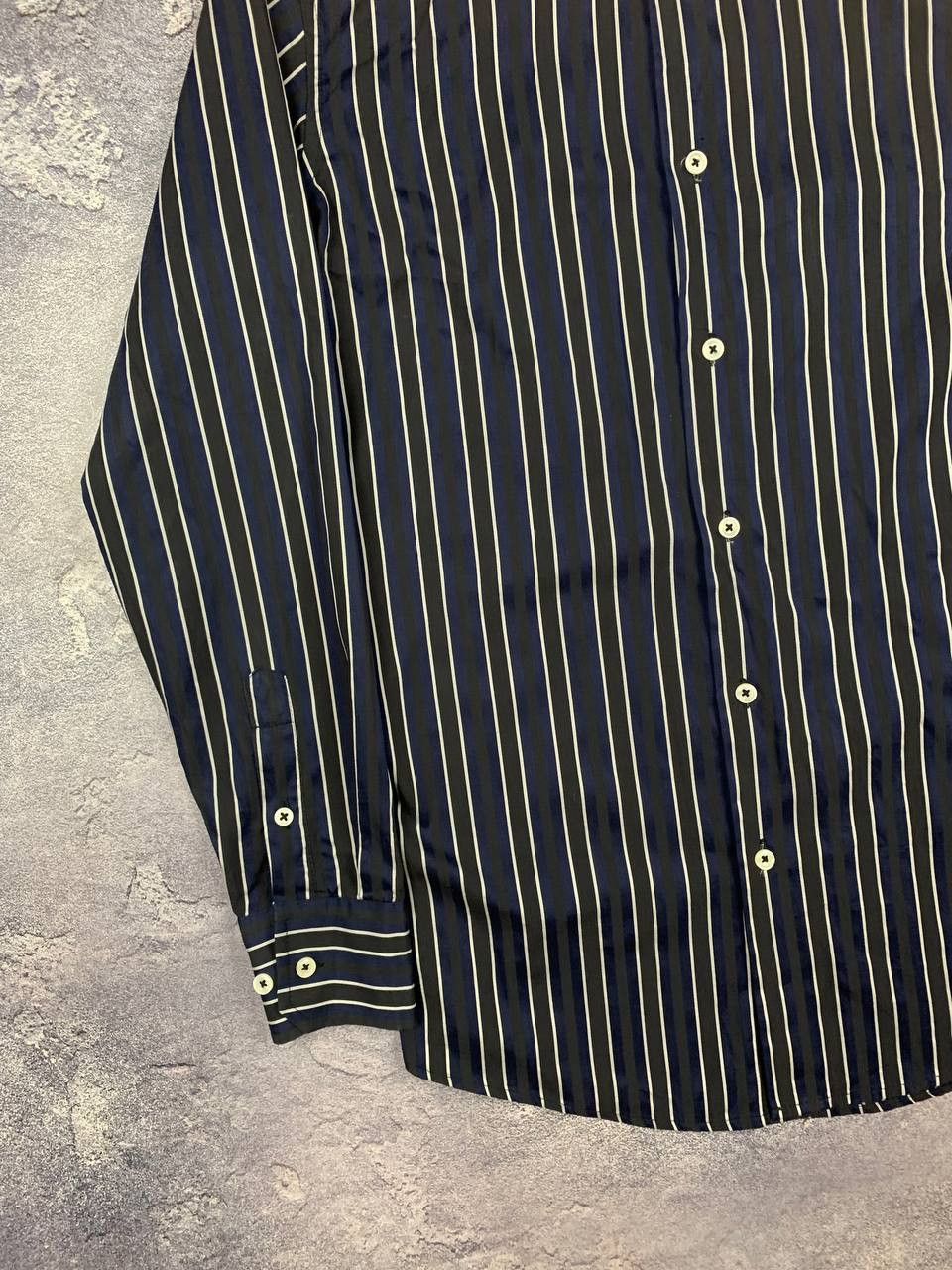 Balmain Balmain Men’s Black Striped Button Up Shirt Size S Size US S / EU 44-46 / 1 - 4 Thumbnail
