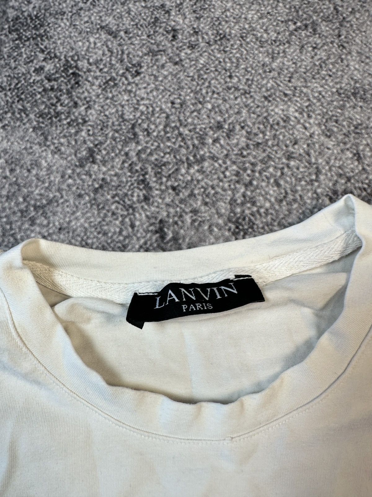 Designer Lanvin Flying Lobster Logo T-shirt Streetwear Rare Luxury L Size US L / EU 52-54 / 3 - 3 Thumbnail