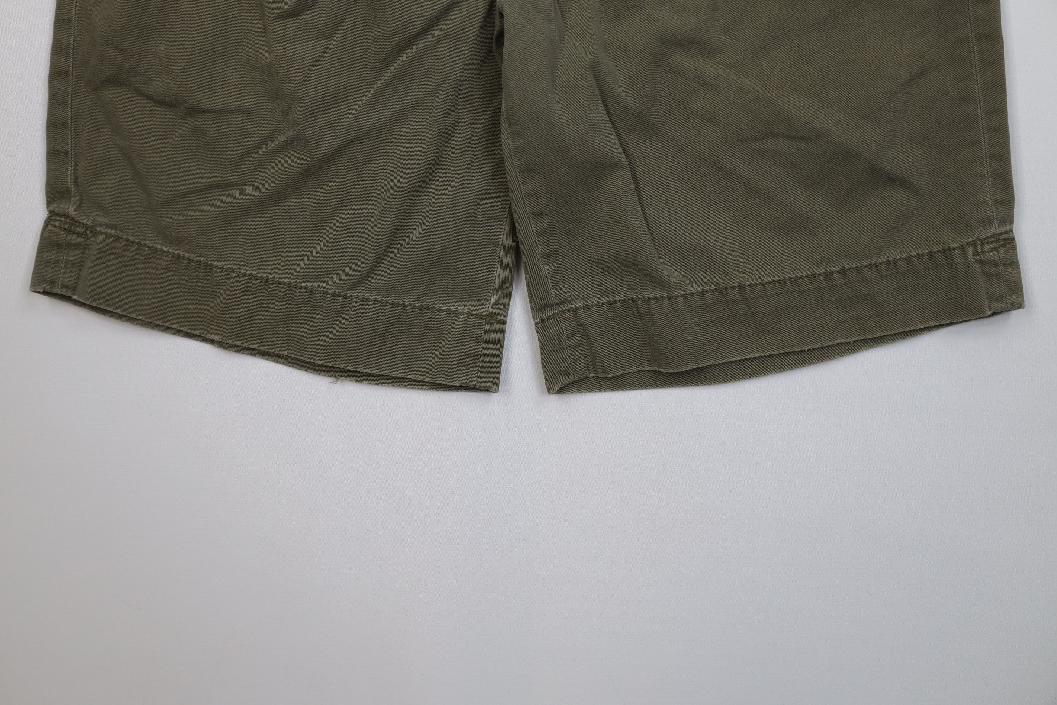 Ralph Lauren Vintage 90s Ralph Lauren Above Knee Military Shorts Green Size US 34 / EU 50 - 4 Thumbnail