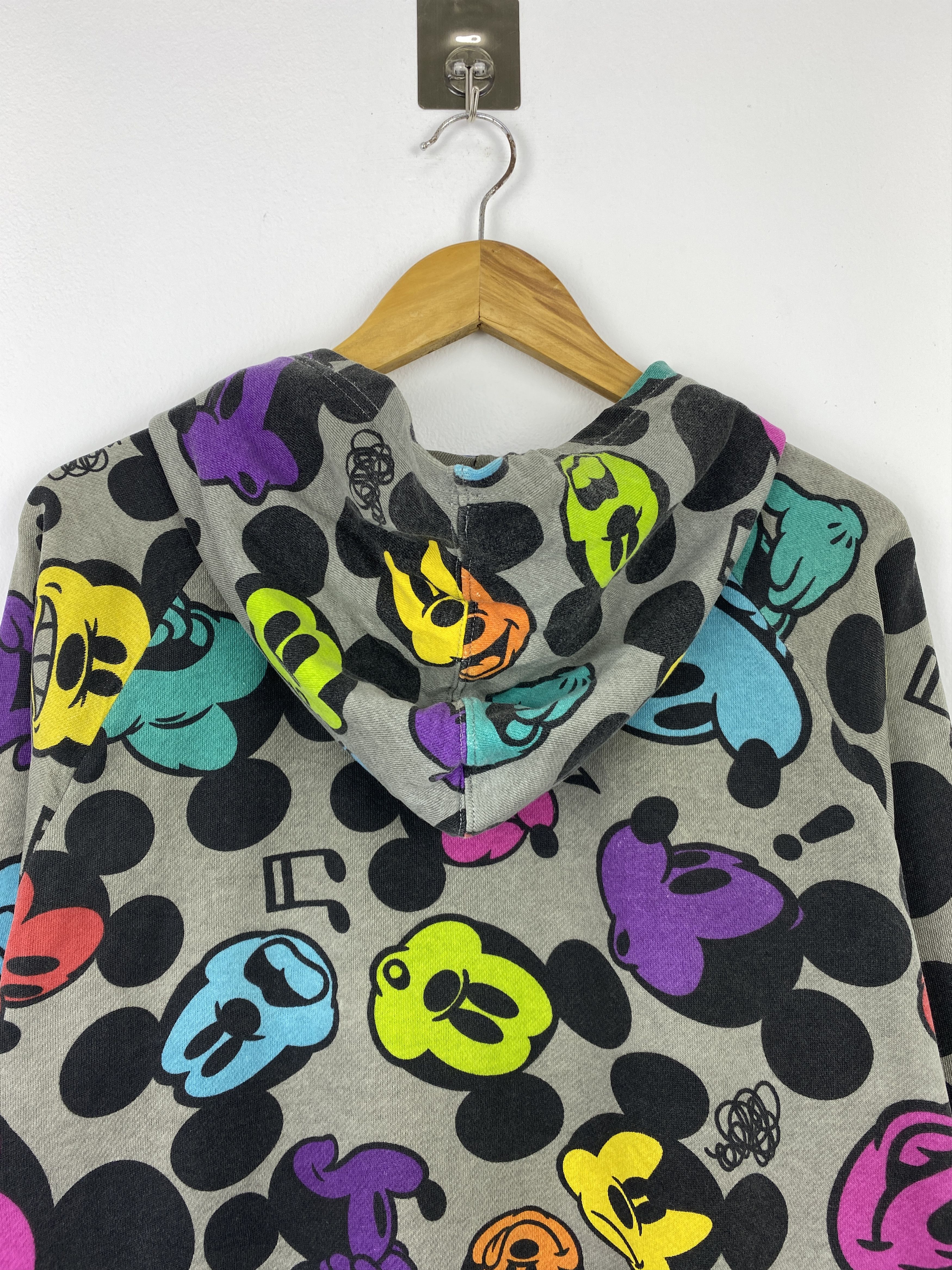Mickey Mouse Vintage Mickey Mouse All Over Print Zip Up Hoodie SH0476 Size US M / EU 48-50 / 2 - 4 Thumbnail