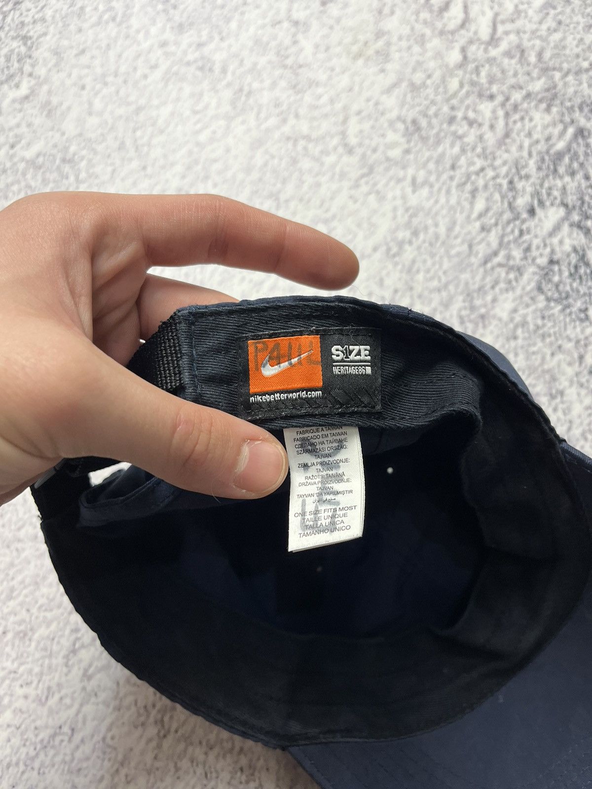 Nike Vintage Nike Cap Metal Swoosh Y2K Style Streetwear Size ONE SIZE - 8 Thumbnail