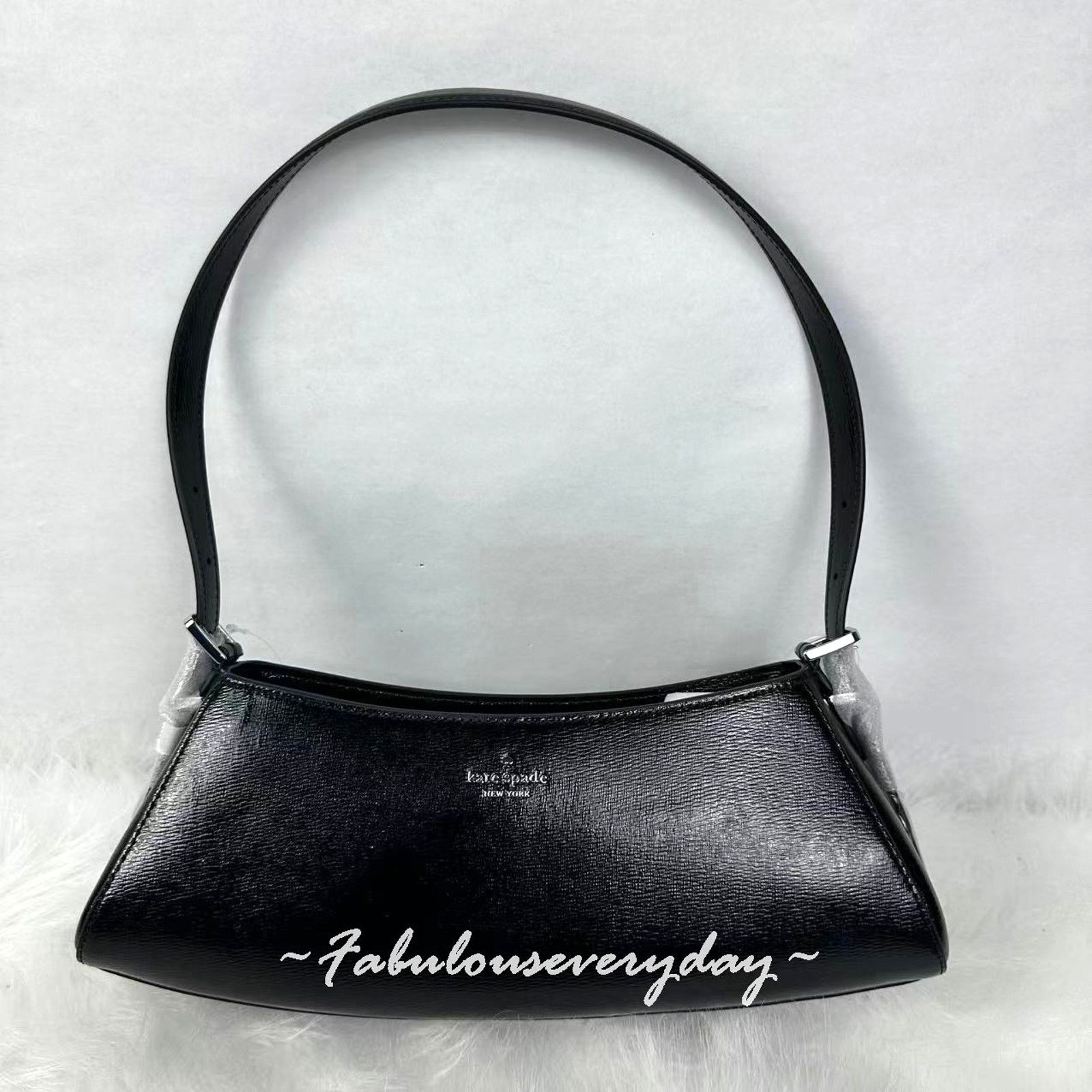 Kate Spade Kate Spade Frankie Patent Leather Small Shoulder Bag Black Size ONE SIZE - 1 Thumbnail